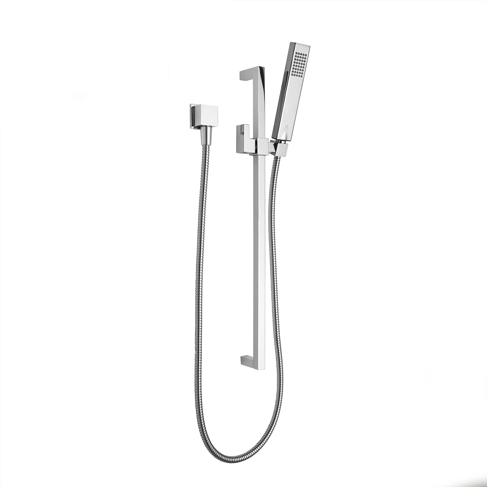 Square Personal Hand Shower Set with Adjustable 24 in. Slide Bar