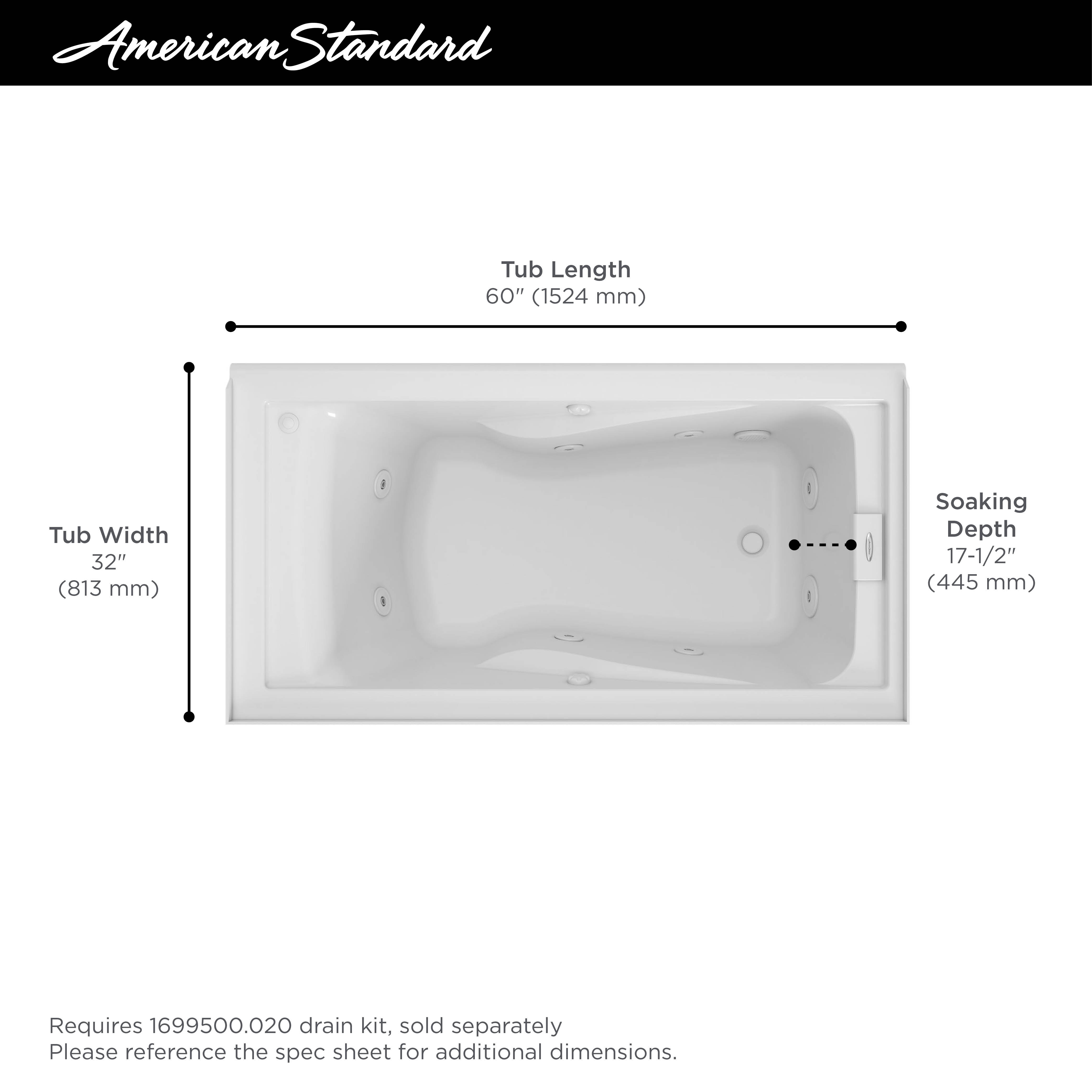 Standard Bathtub Sizes: A Complete Guide