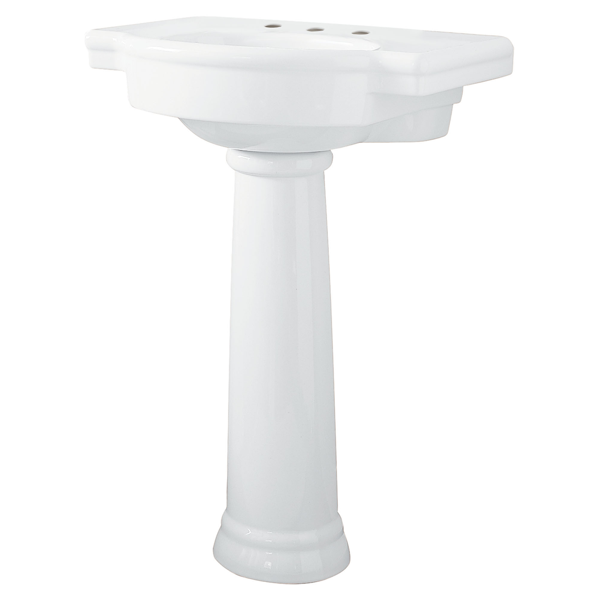 Retrospect™ 8-Inch Widespread Pedestal Sink Top and Leg Combination