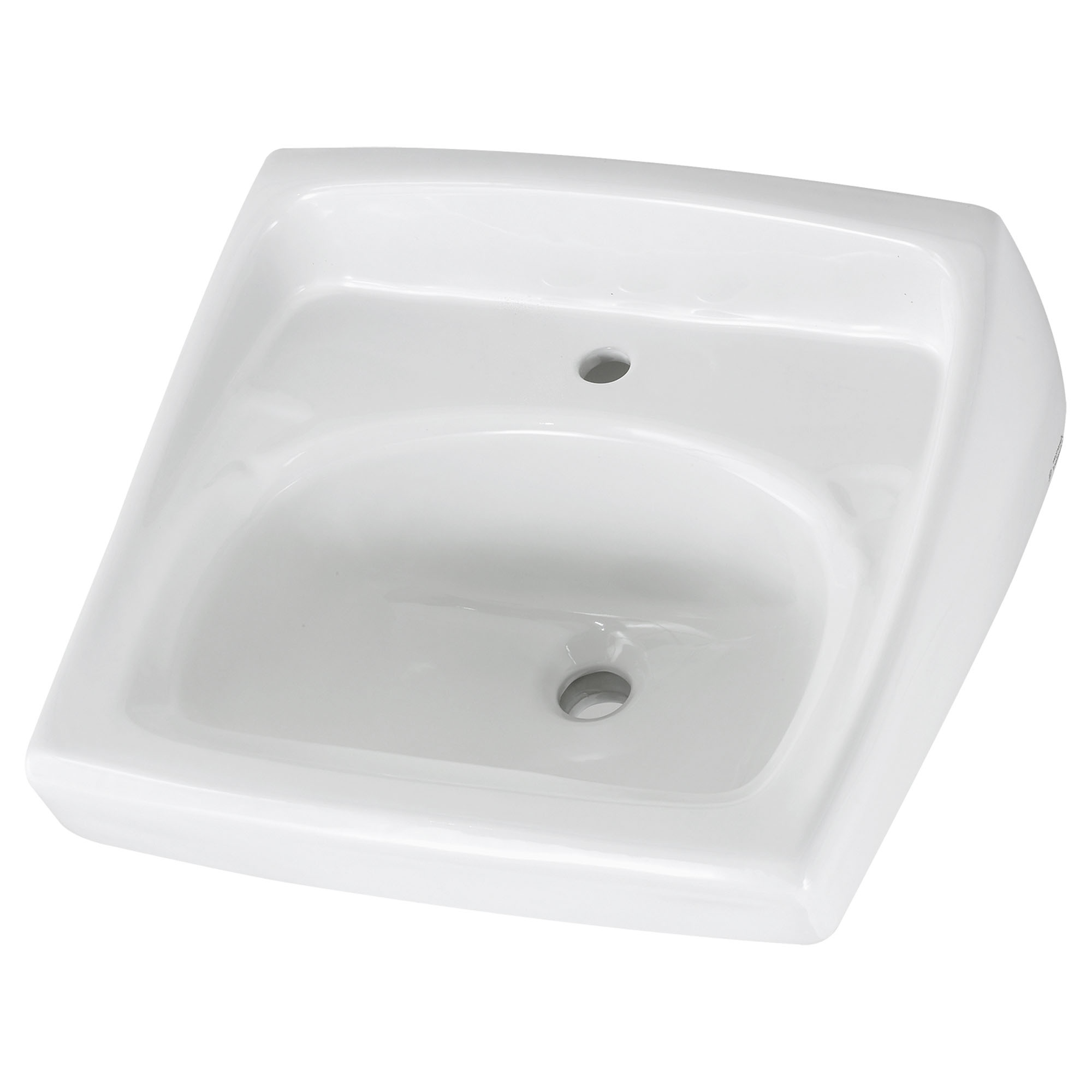 Lucerne Wall-Hung Sink for Exposed Bracket Support With Center Hole Only