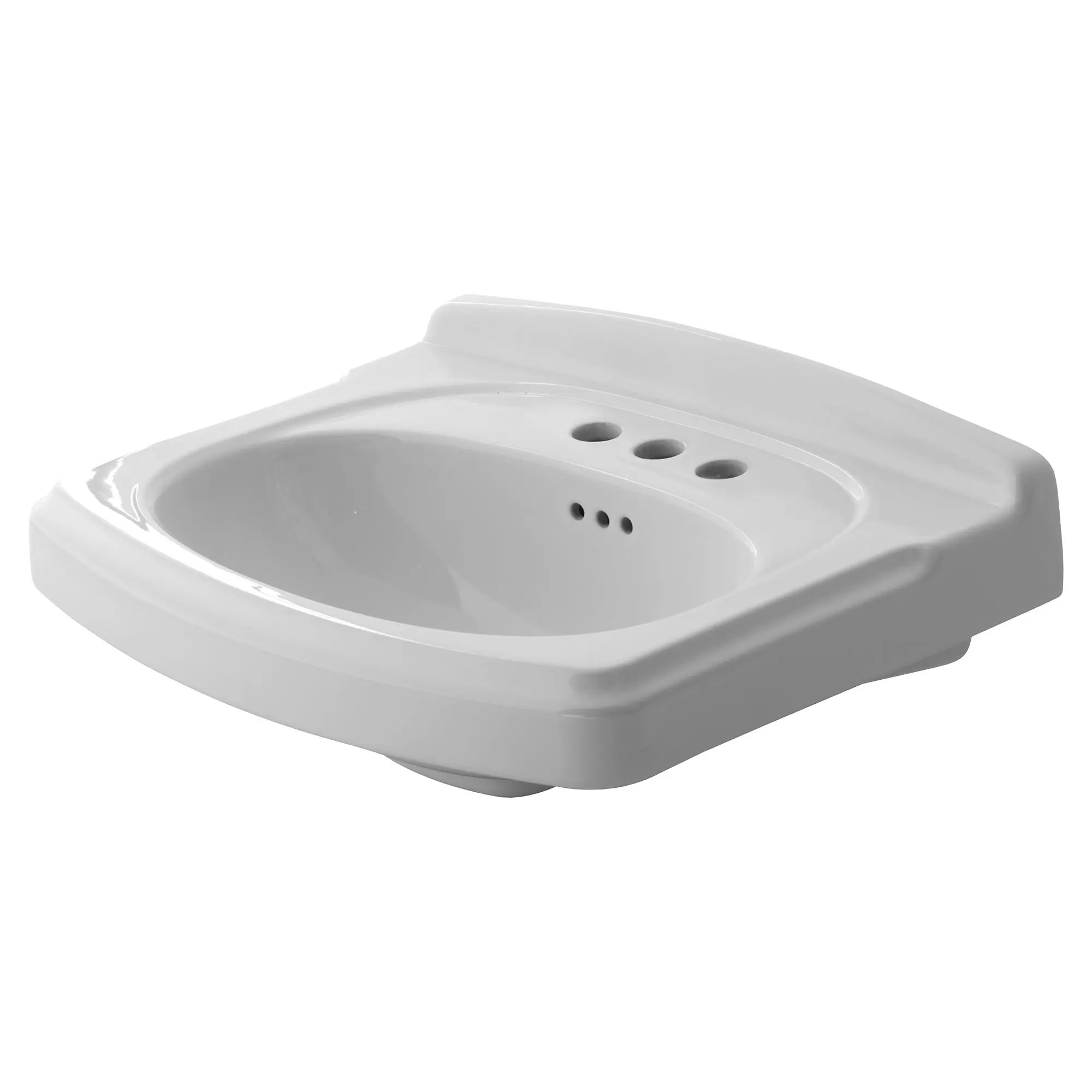 Dessus de meuble-lavabo en porcelaine Portsmouth - trous de robinet sur centres de 4 po (102 mm)