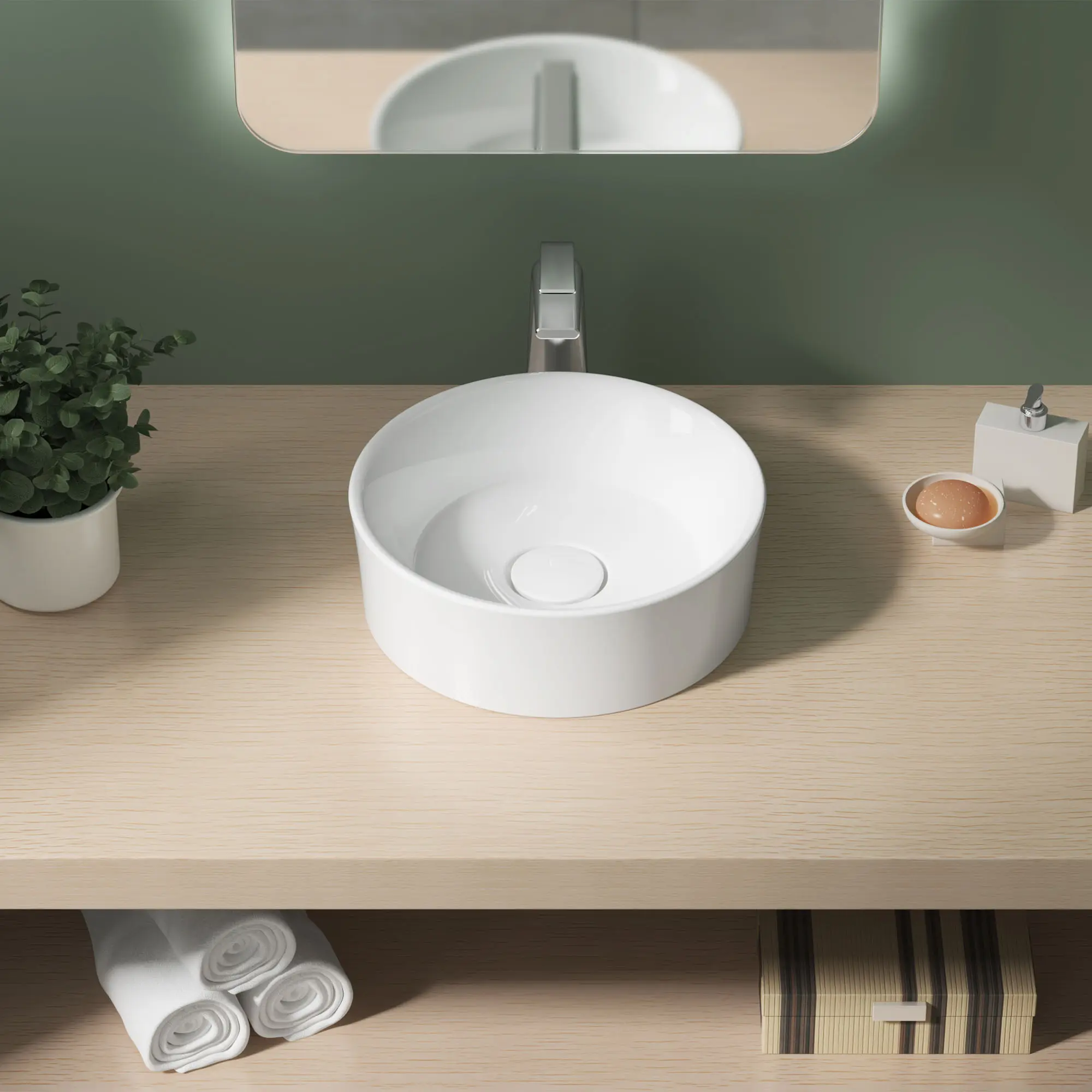 POP® Round Vessel Sink