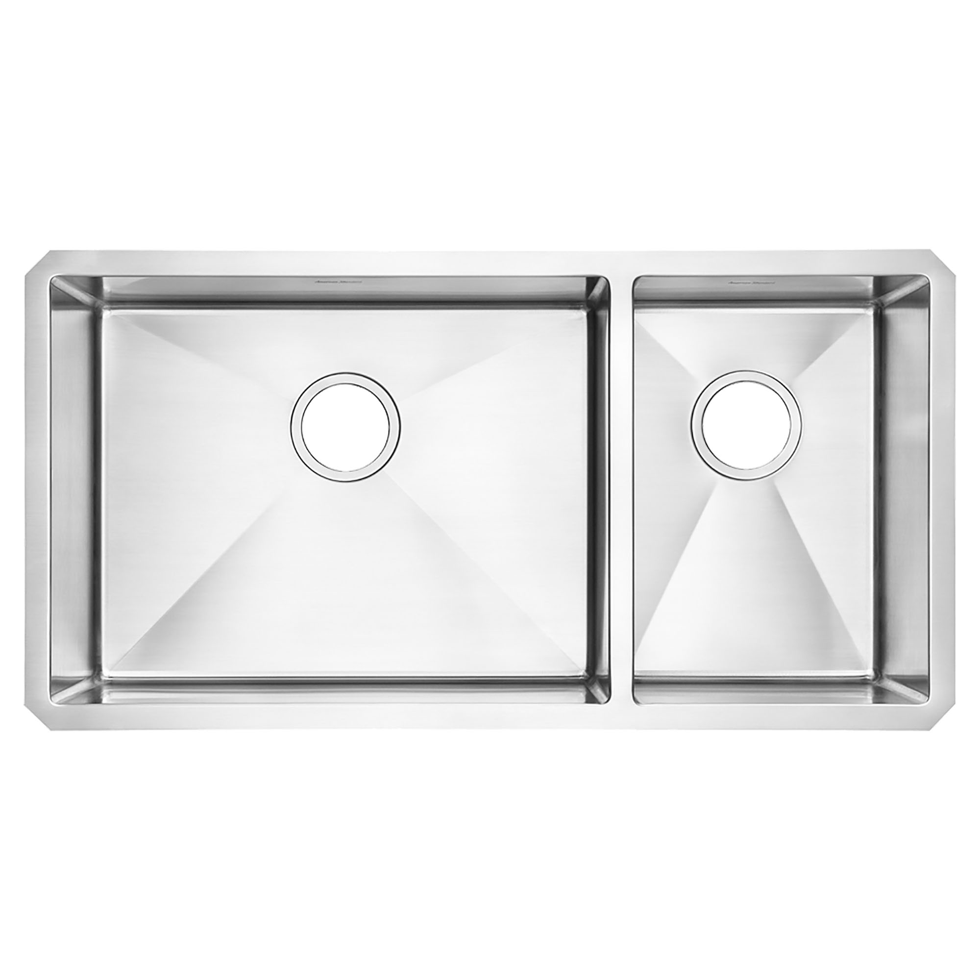 Rene 31 Stainless Steel Kitchen Sink, 55/45 Double Bowl, 18 Gauge