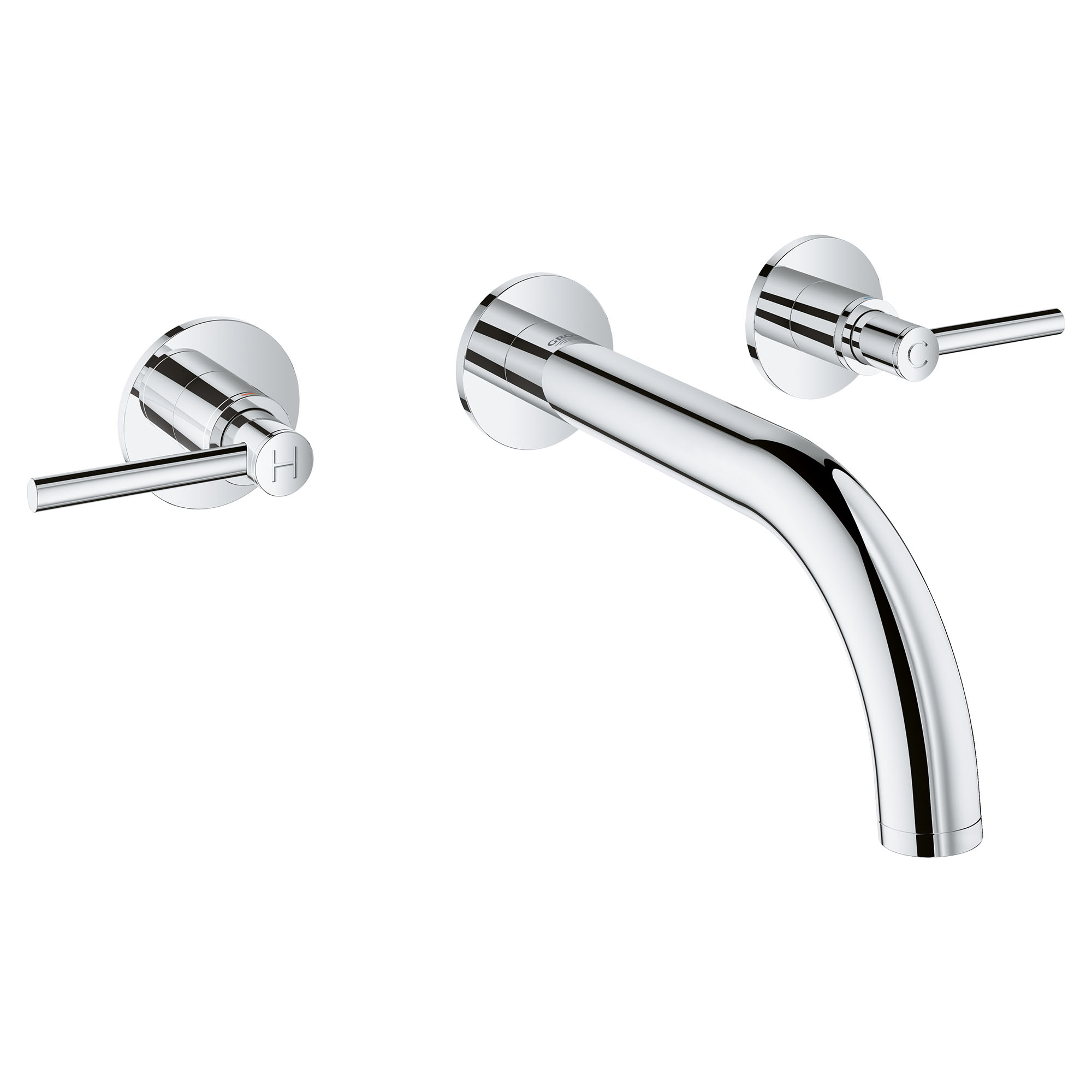 2-Handle Wall-Mount Faucet 1.2 GPM