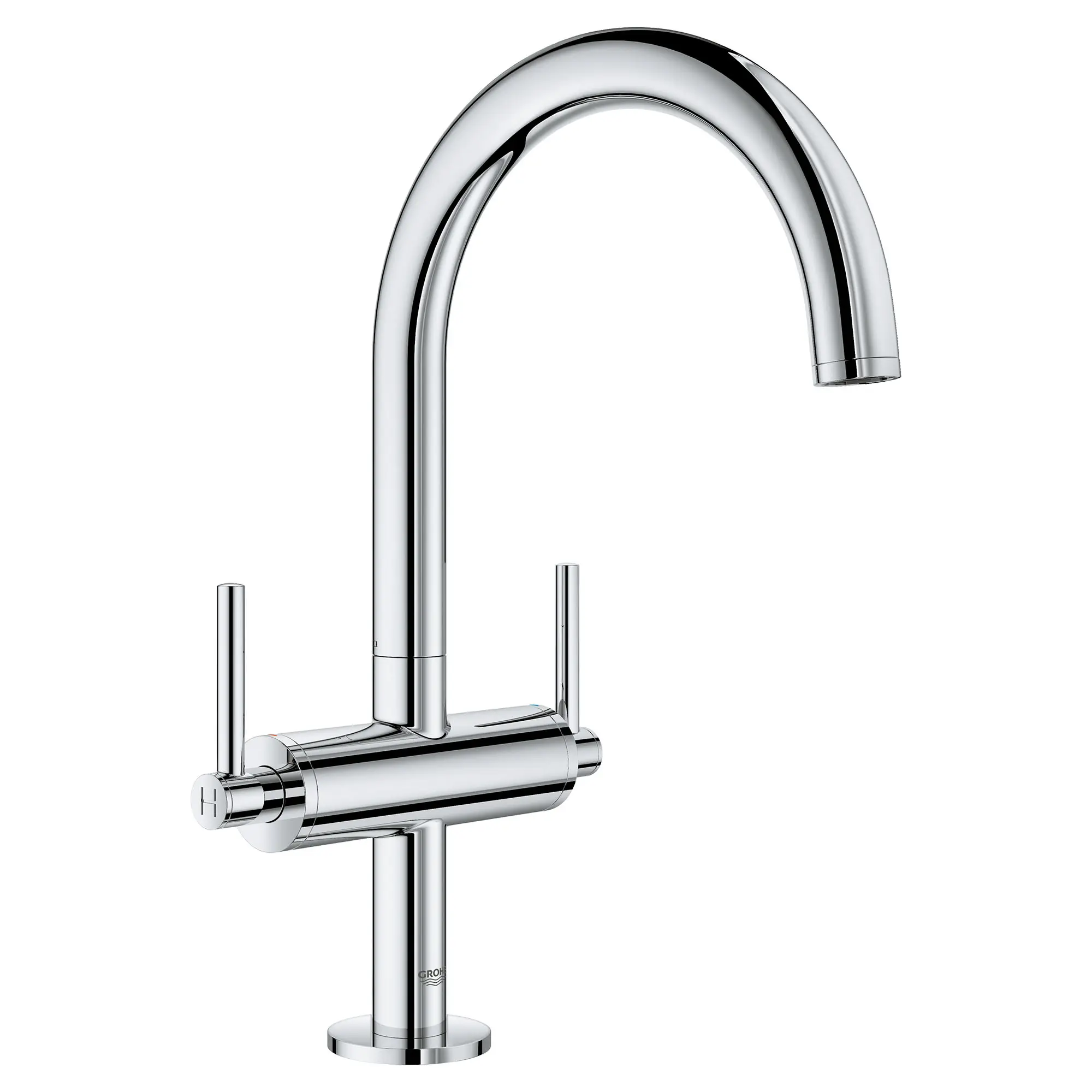 Single Hole Single-Handle L-Size Bathroom Faucet 4.5 L/min (1.2 gpm)