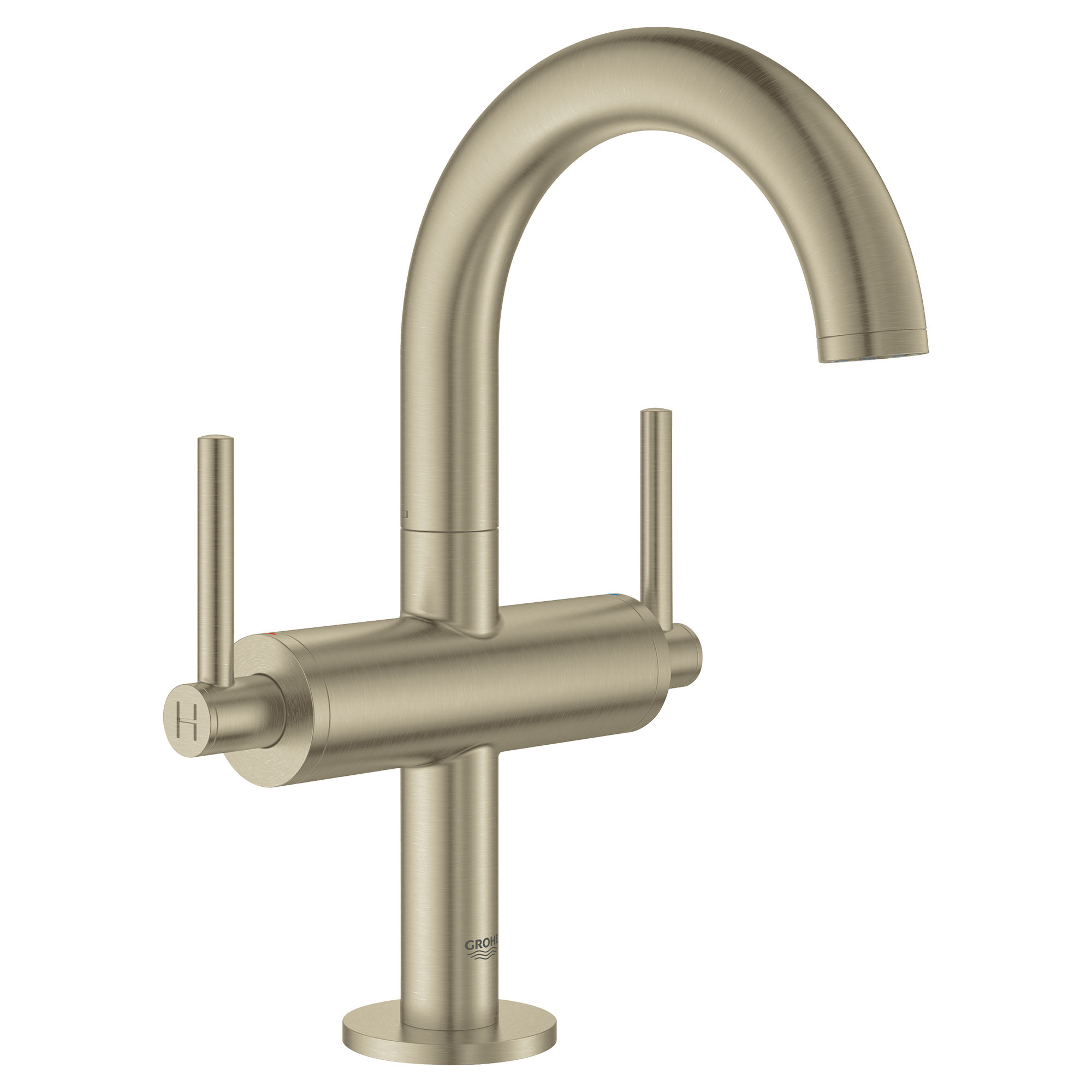 Single Hole Two-Handle M-Size Bathroom Faucet 1.2 GPM