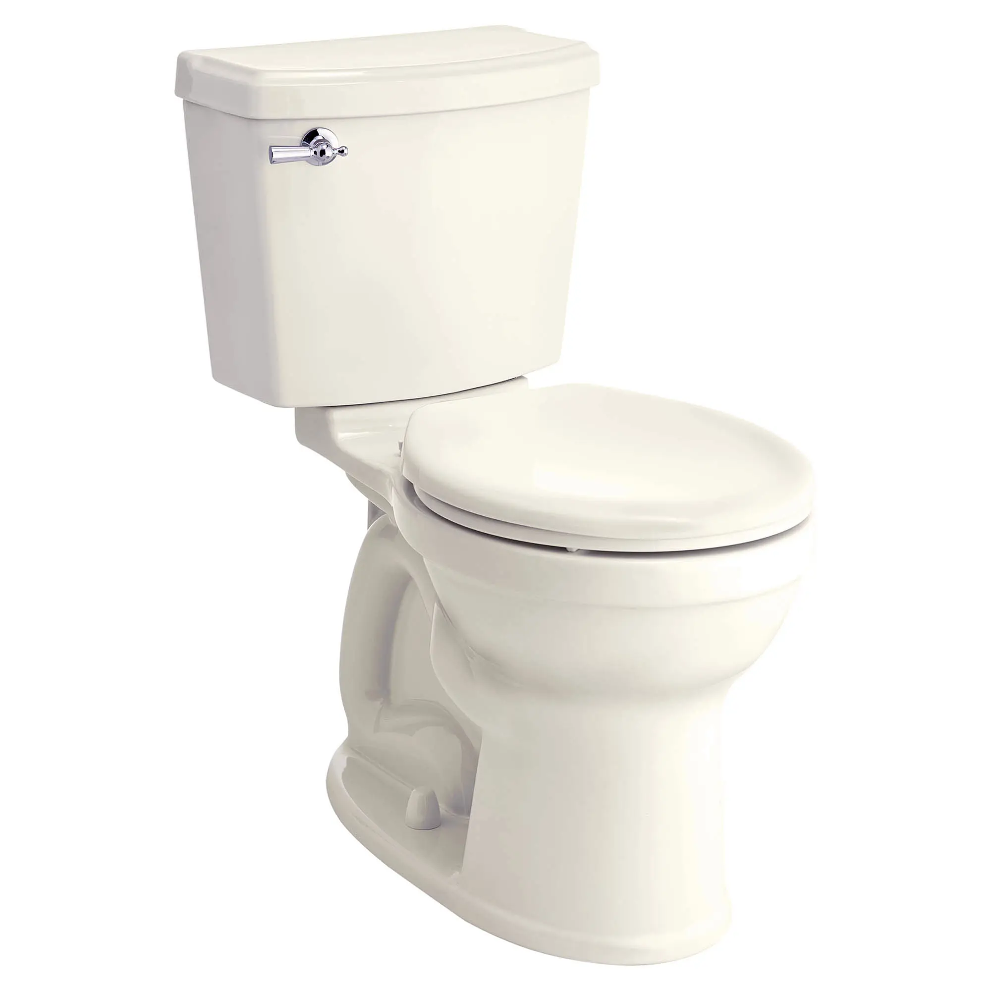 Toilette Portsmouth Champion® PRO, 2 pièces, 1,28 gpc/4,8 lpc, à cuvette au devant rond à hauteur de chaise, sans siège