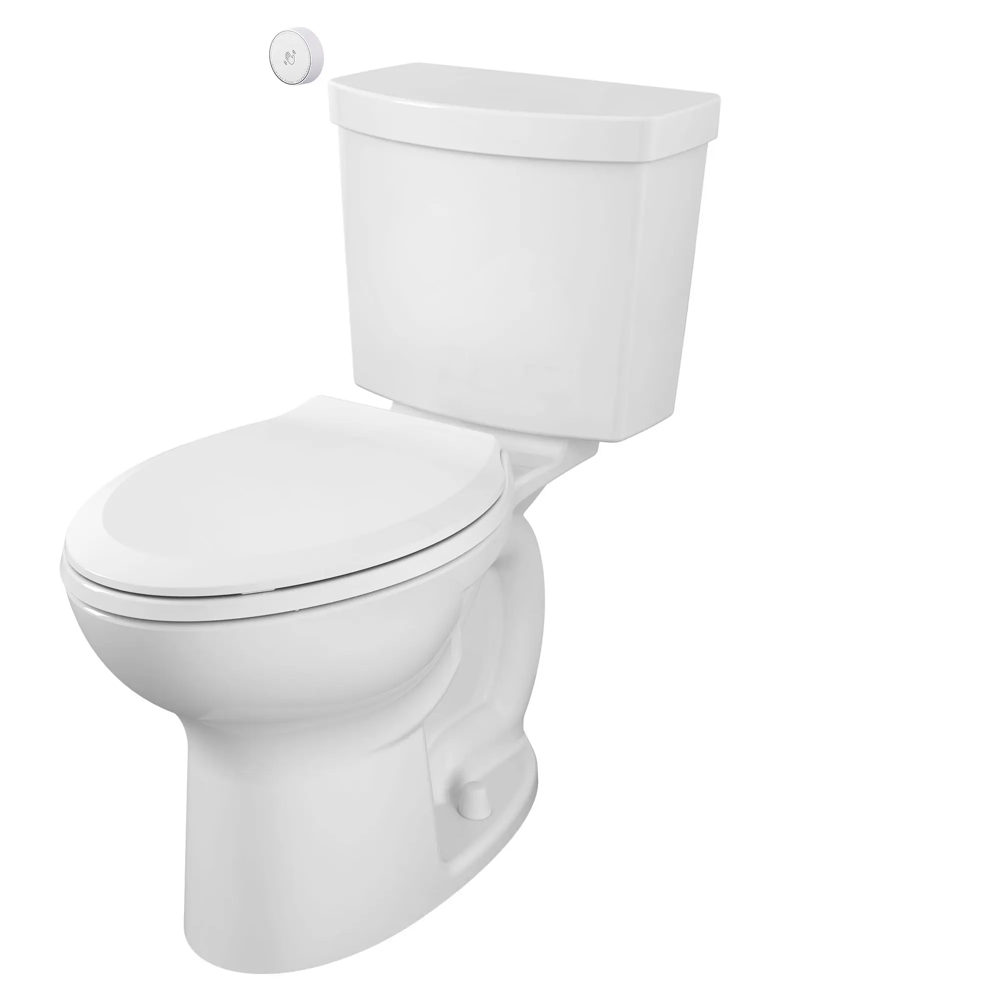 Toilette Cadet® à activation sans contact, 2 pièces, 1,28 gpc/4,8 lpc, à cuvette allongée à hauteur de chaise, sans siège