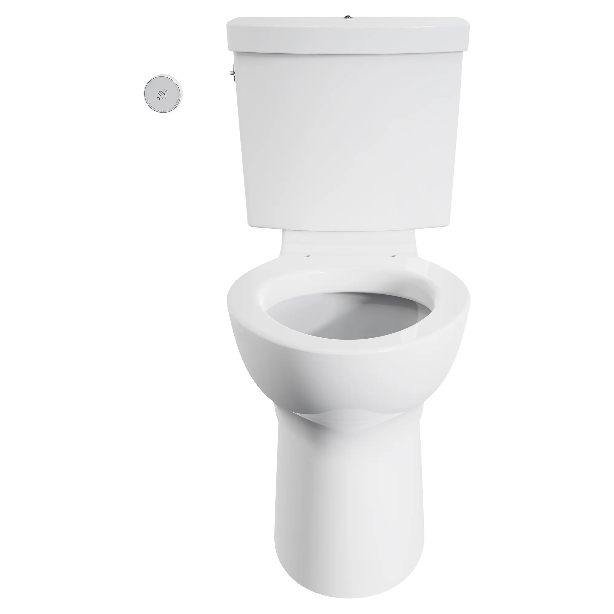Cadet® Touchless Chair Height Elongated Toilet with Locking Device - Less Seat