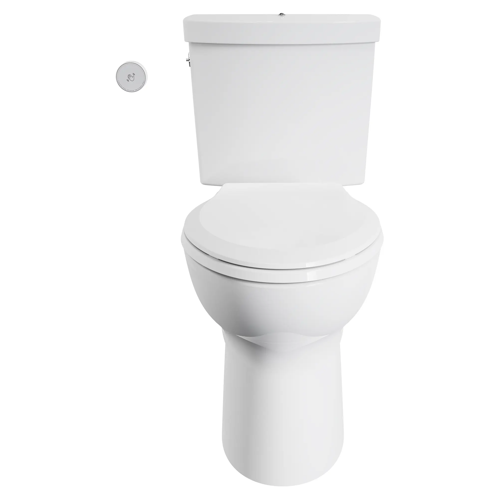 Cadet® Touchless Chair Height Elongated Toilet with Locking Device - Less Seat