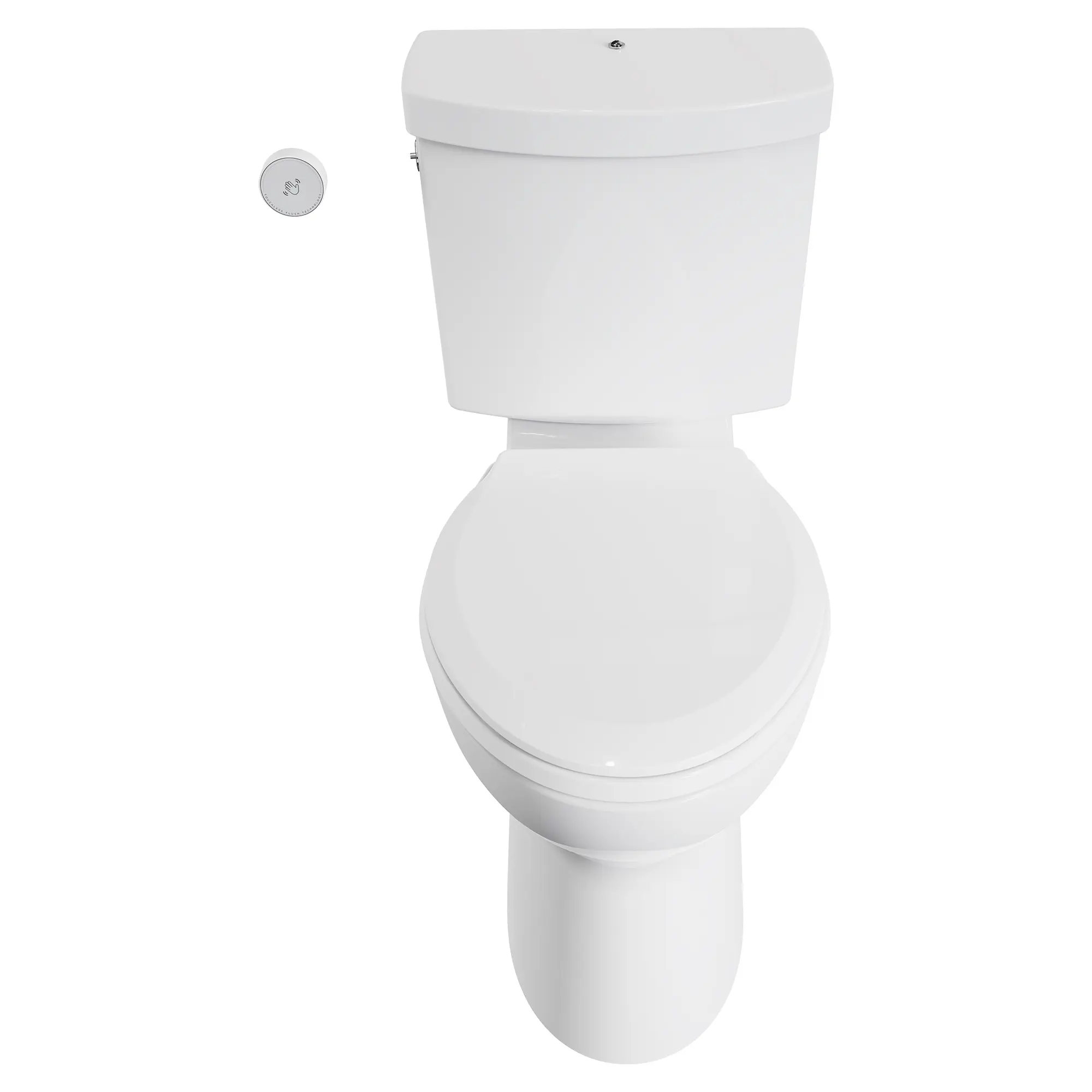 Cadet® Touchless Chair Height Elongated Toilet with Locking Device - Less Seat