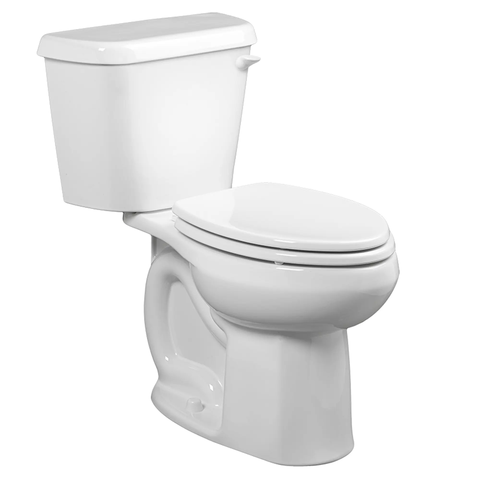 Toilette Colony®, 2 pièces, 1,6 gpc/6,0 lpc, à cuvette allongée à hauteur de chaise, sans siège, levier de déclenchement à droite, sans siège