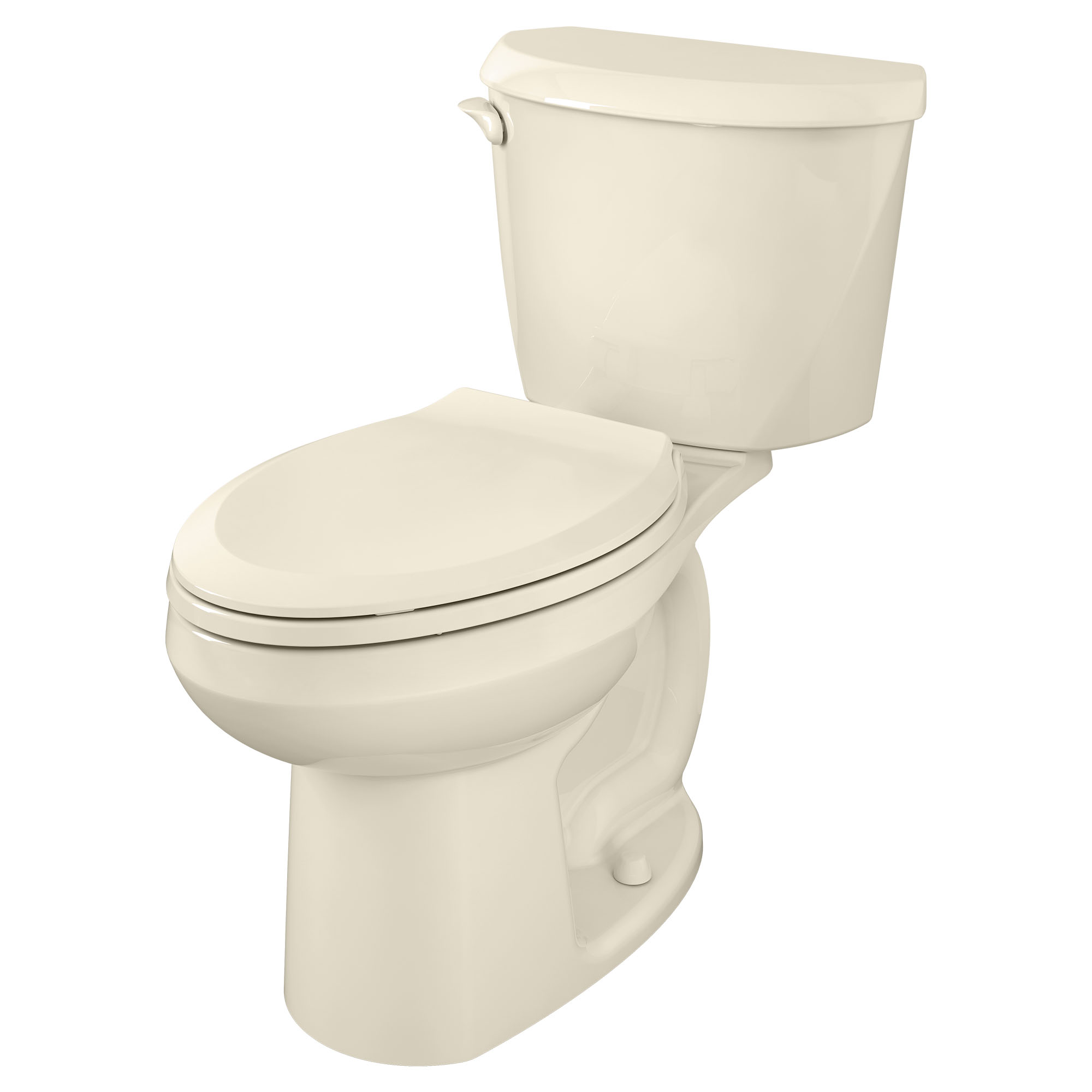 Toilette Colony, 2 pièces, 1,28 gpc/4,8 lpc, à cuvette allongée à hauteur de chaise, sans siège