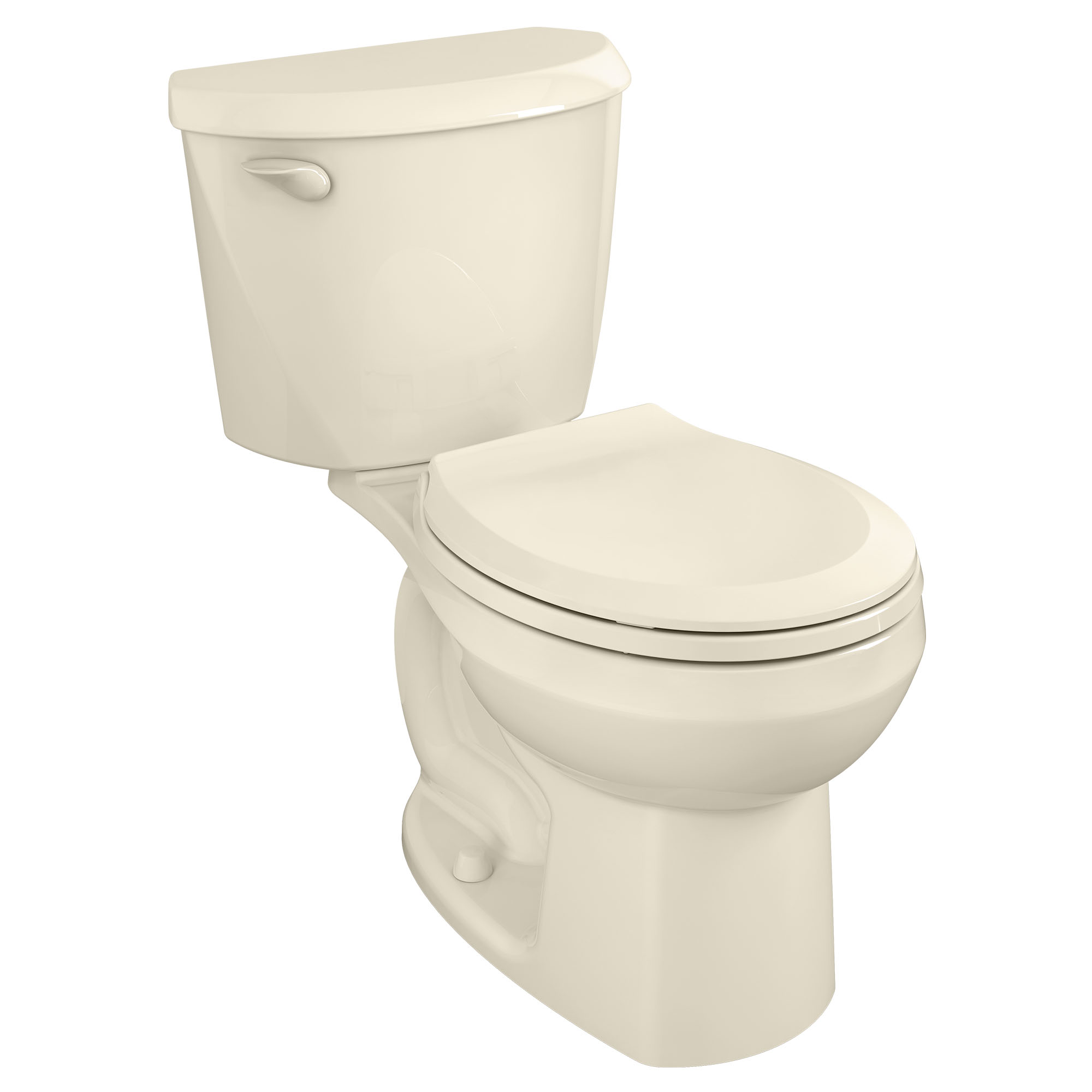 Toilette Colony, 2 pièces, 1,28 gpc/4,8 lpc, à cuvette au devant rond et hauteur régulière, sans siège