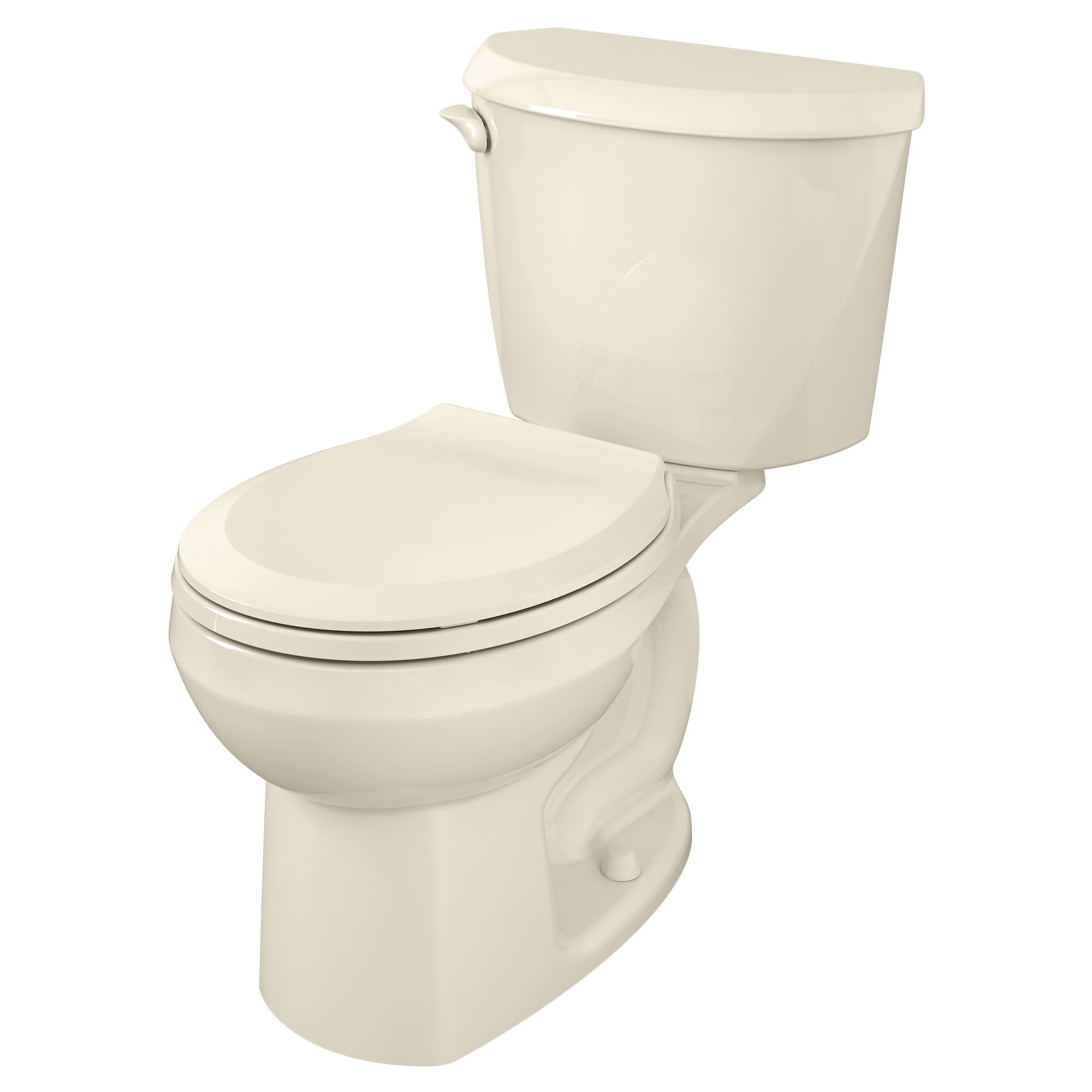 Toilette Colony, 2 pièces, 1,28 gpc/4,8 lpc, à cuvette au devant rond et hauteur régulière, sans siège
