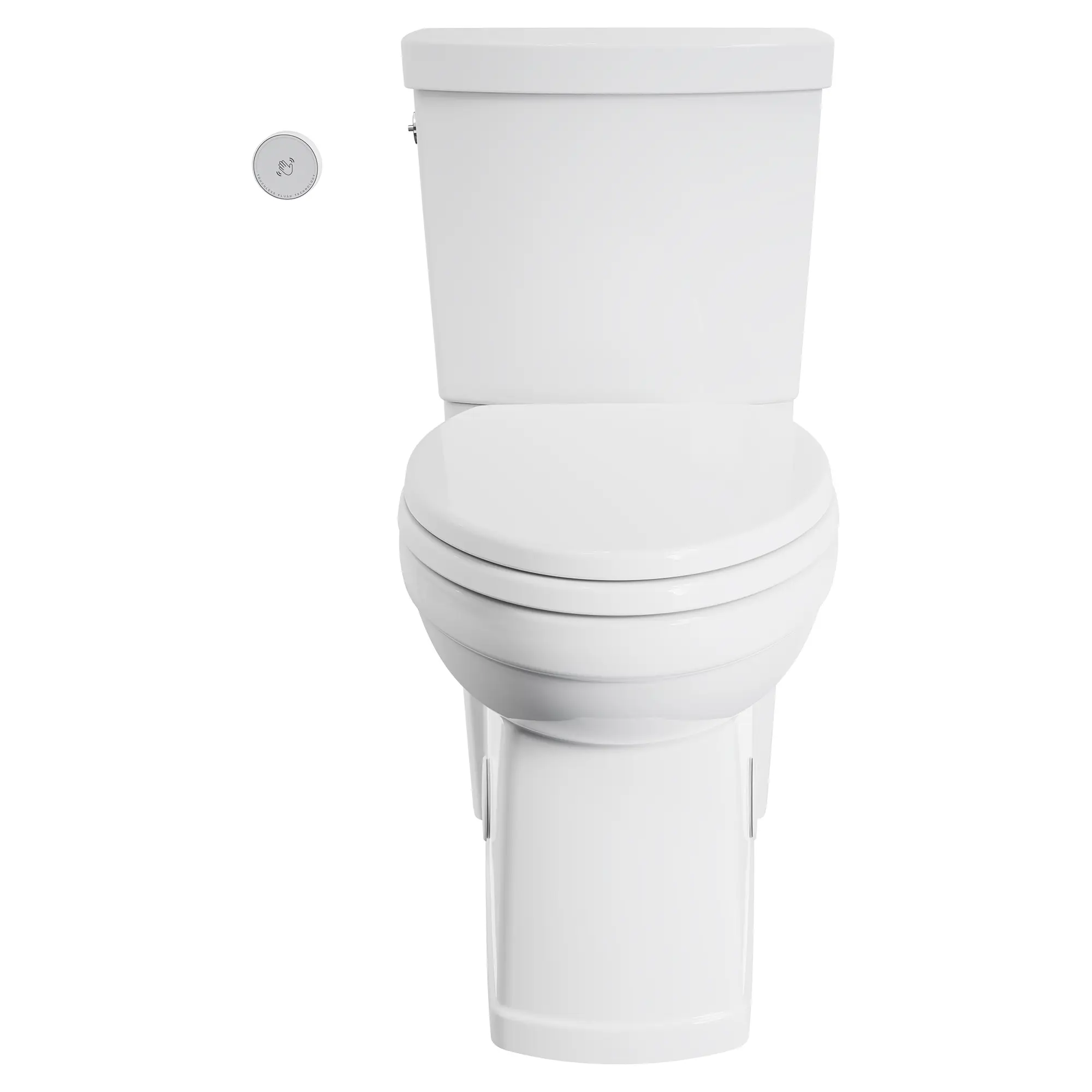 Estate® Touchless Skirted Two-Piece 1.28 gpf/4.8 Lpf Chair Height Elongated Toilet With Seat