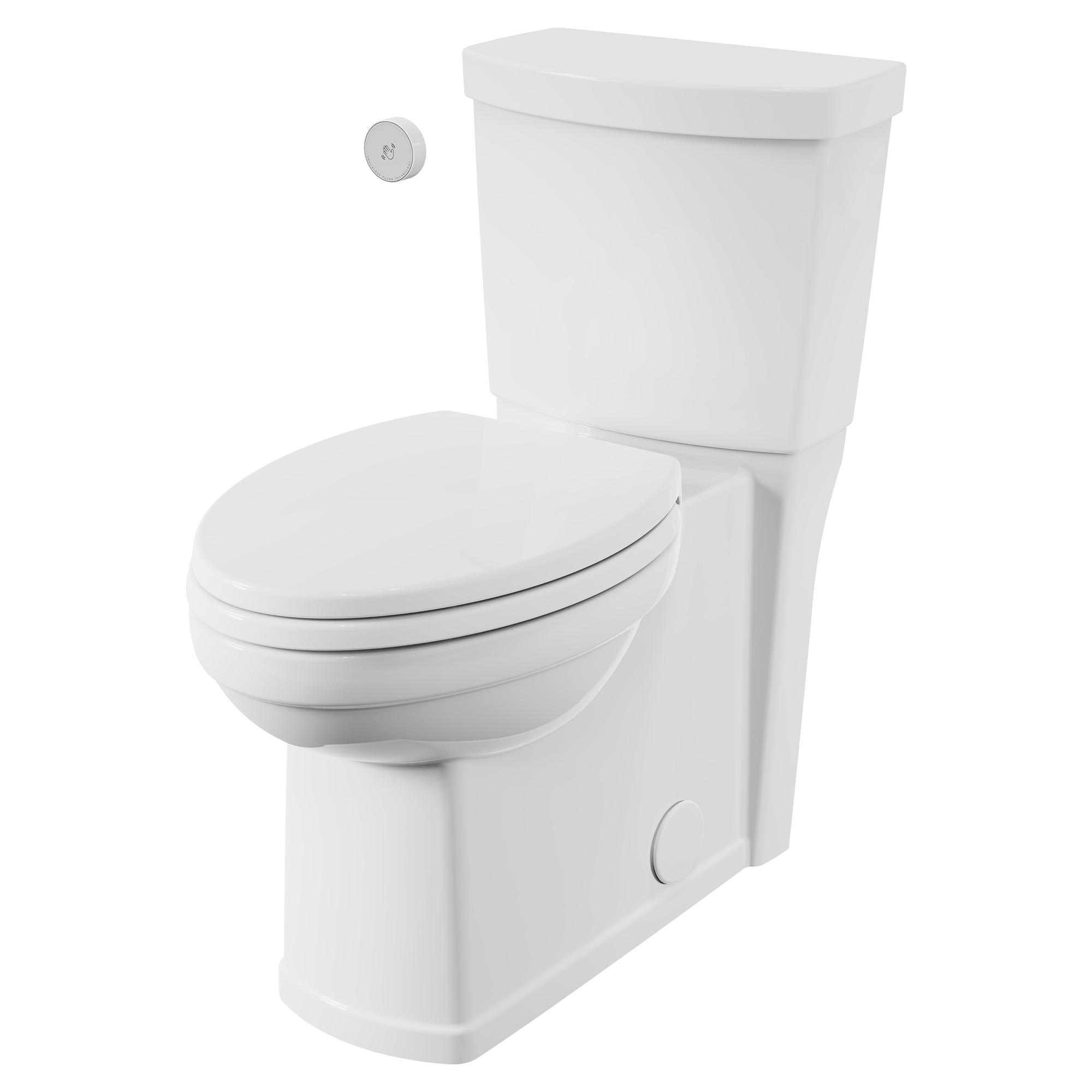 Toilette Estate à activation sans contact à jupe, 2 pièces, 1,28 gpc/4,8 lpc, à cuvette allongée à hauteur de chaise avec siège