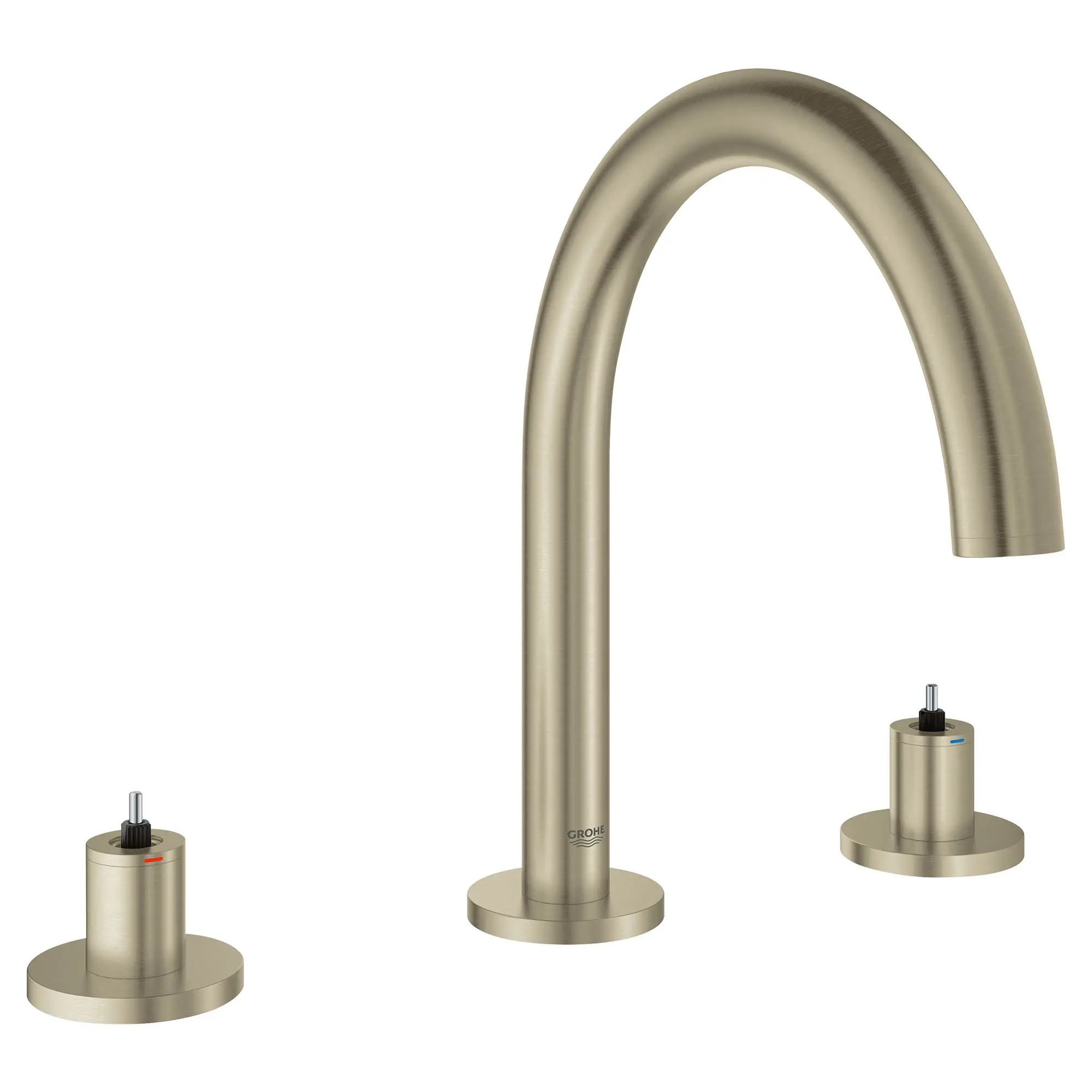 3-Hole 2-Handle Deck Mount Roman Tub Faucet