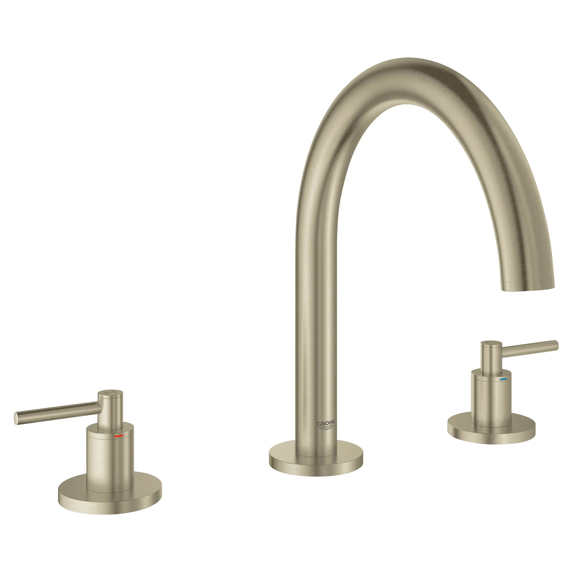 3-Hole 2-Handle Deck Mount Roman Tub Faucet