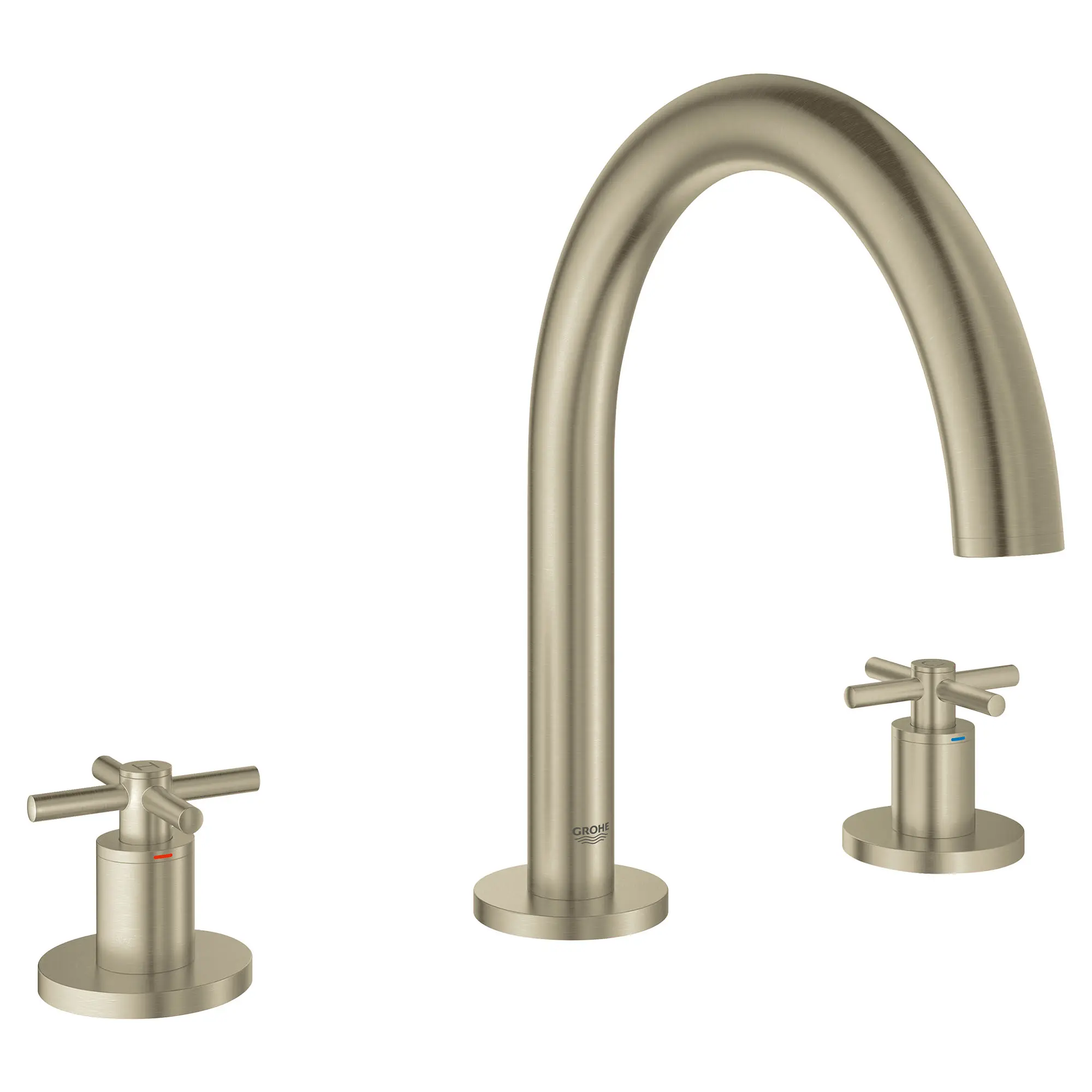 3-Hole 2-Handle Deck Mount Roman Tub Faucet