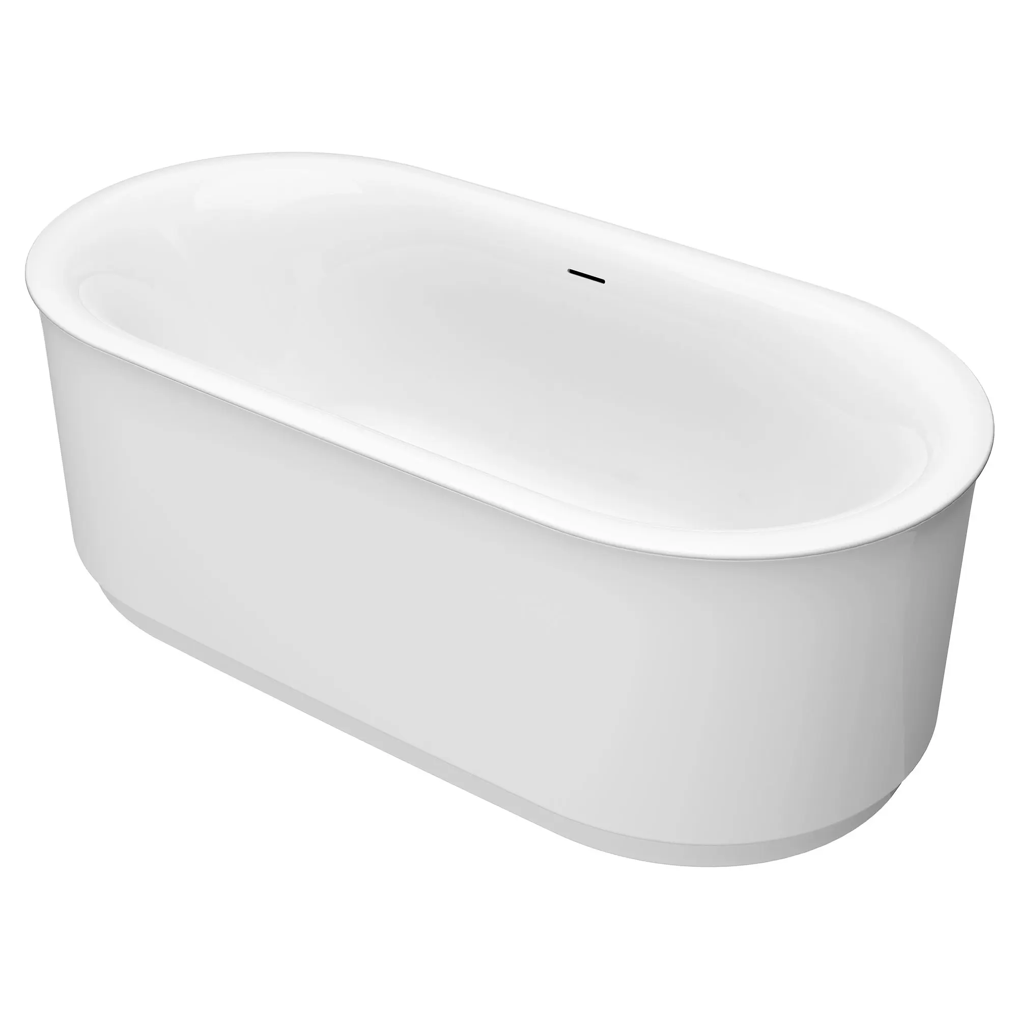 Studio® S 68 x 34-Inch Freestanding Bathtub Center Drain With Integrated Overflow