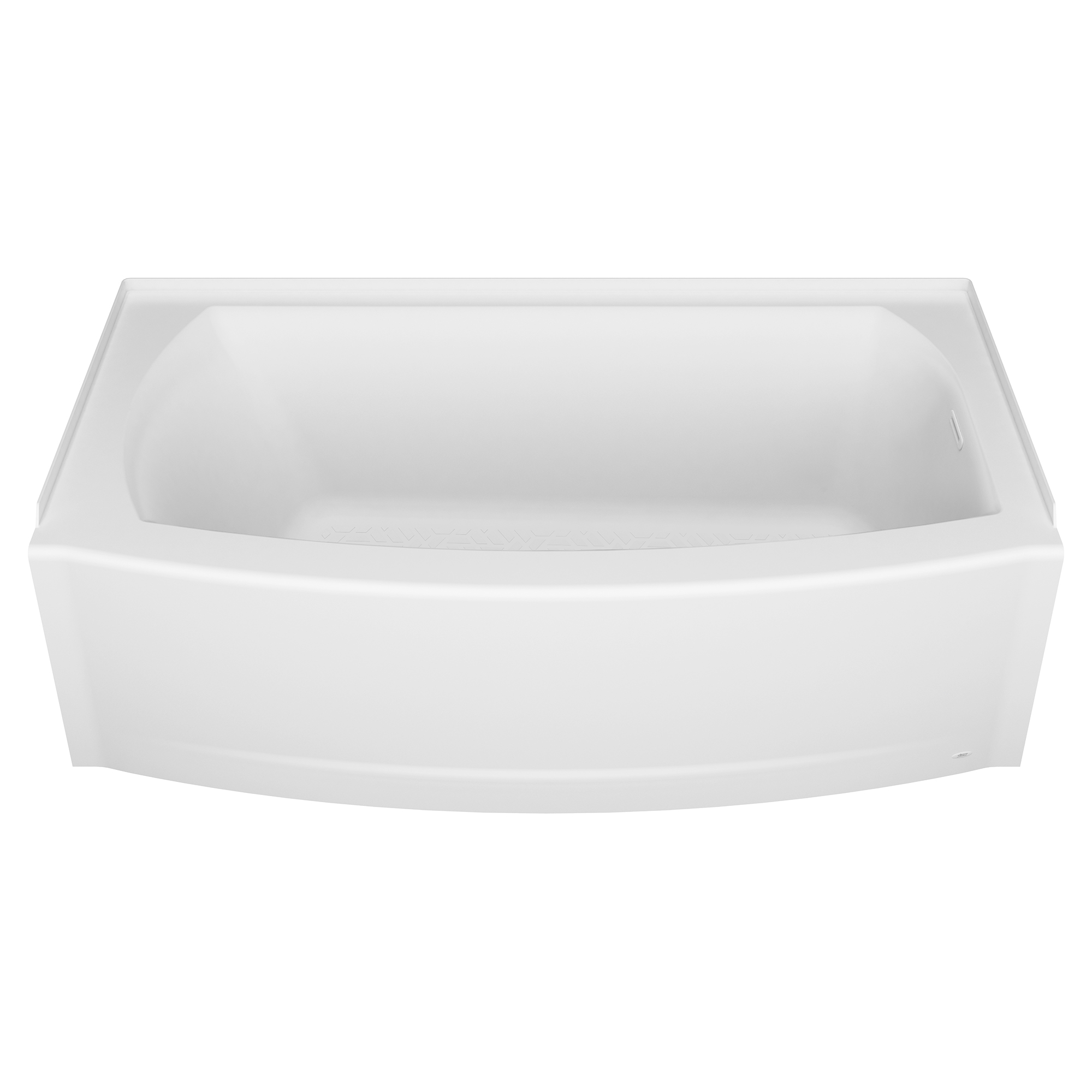 Ovation Curve™ 5x30-inch Integral Apron Bathtub with Right-hand Outlet with Deep Soak Drain