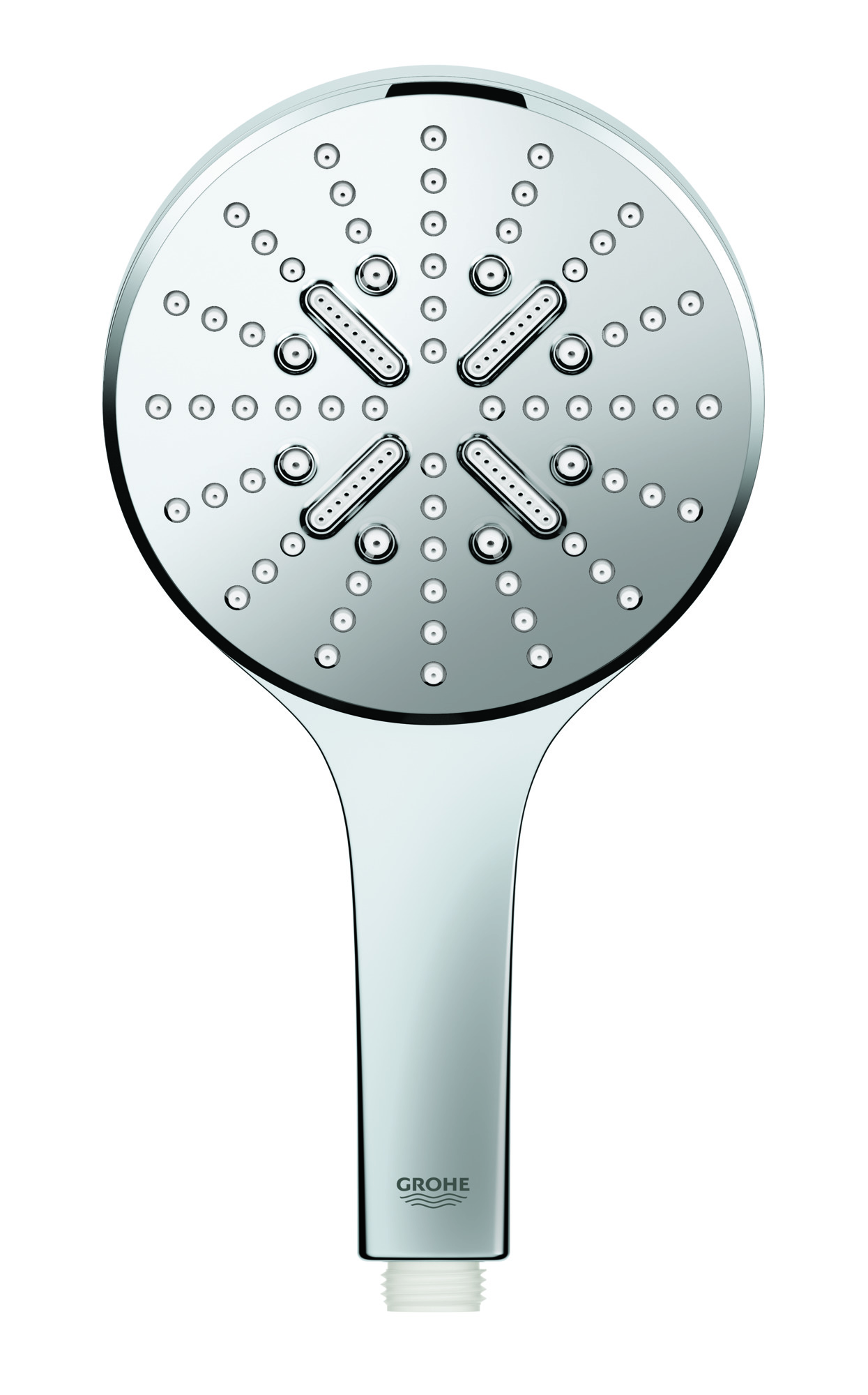 GROHE Rainshower Smartactive 3-Spray with 1.75 GPM 5 in. Wall Mount  Handheld Shower Head in StarLight Chrome 26545000 - The Home Depot