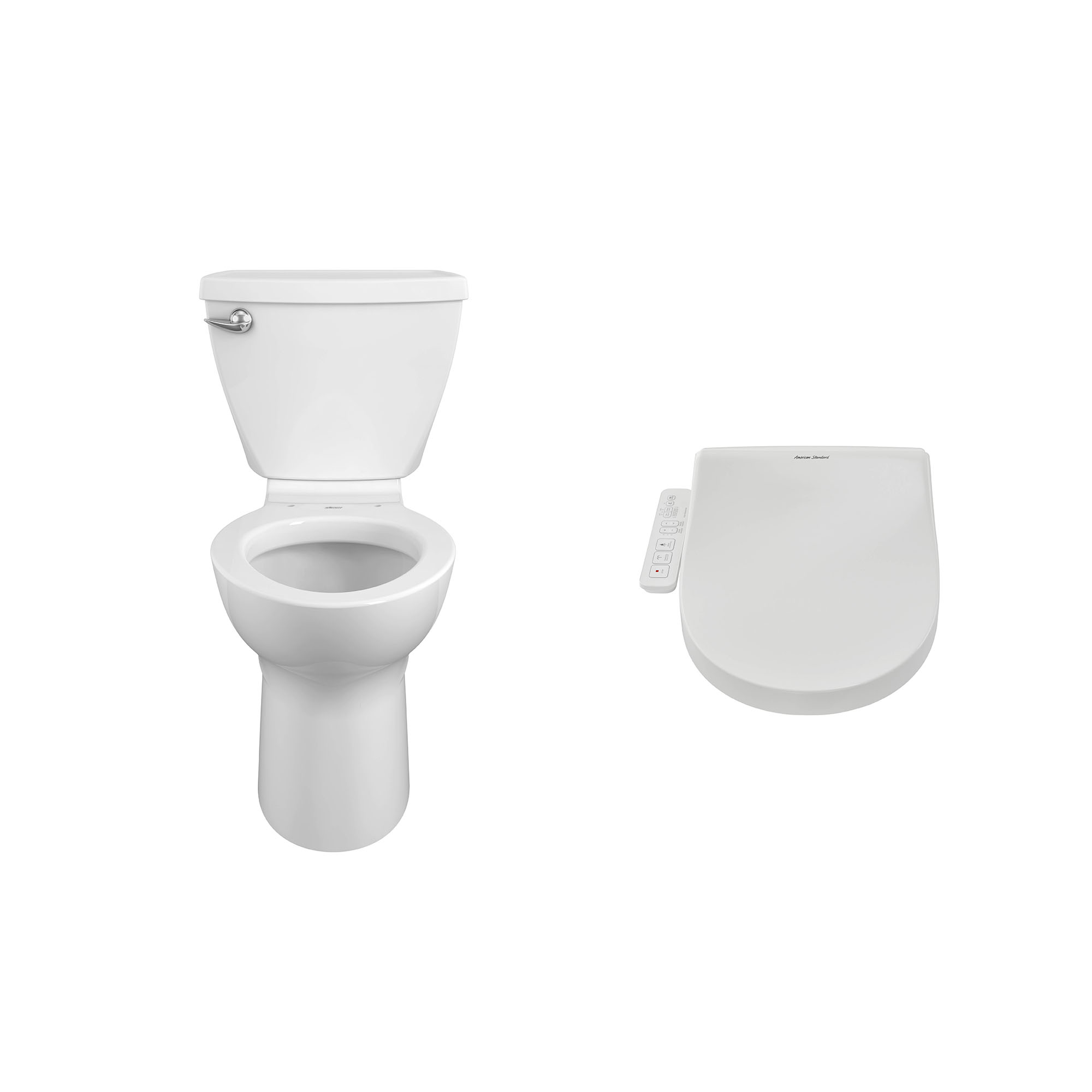 Advanced Clean 1.0 SpaLet Bidet Seat with Cadet 3 Right Height ...