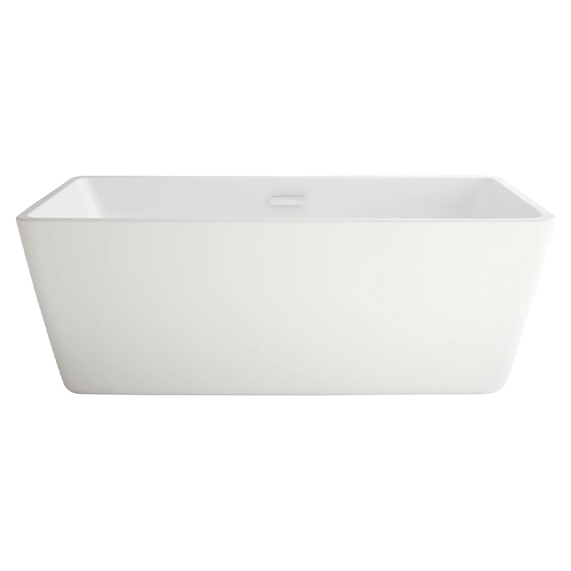 Sedona® Loft® 63 x 30-Inch Rectangle Freestanding Bathtub Center Drain With Integrated Overflow