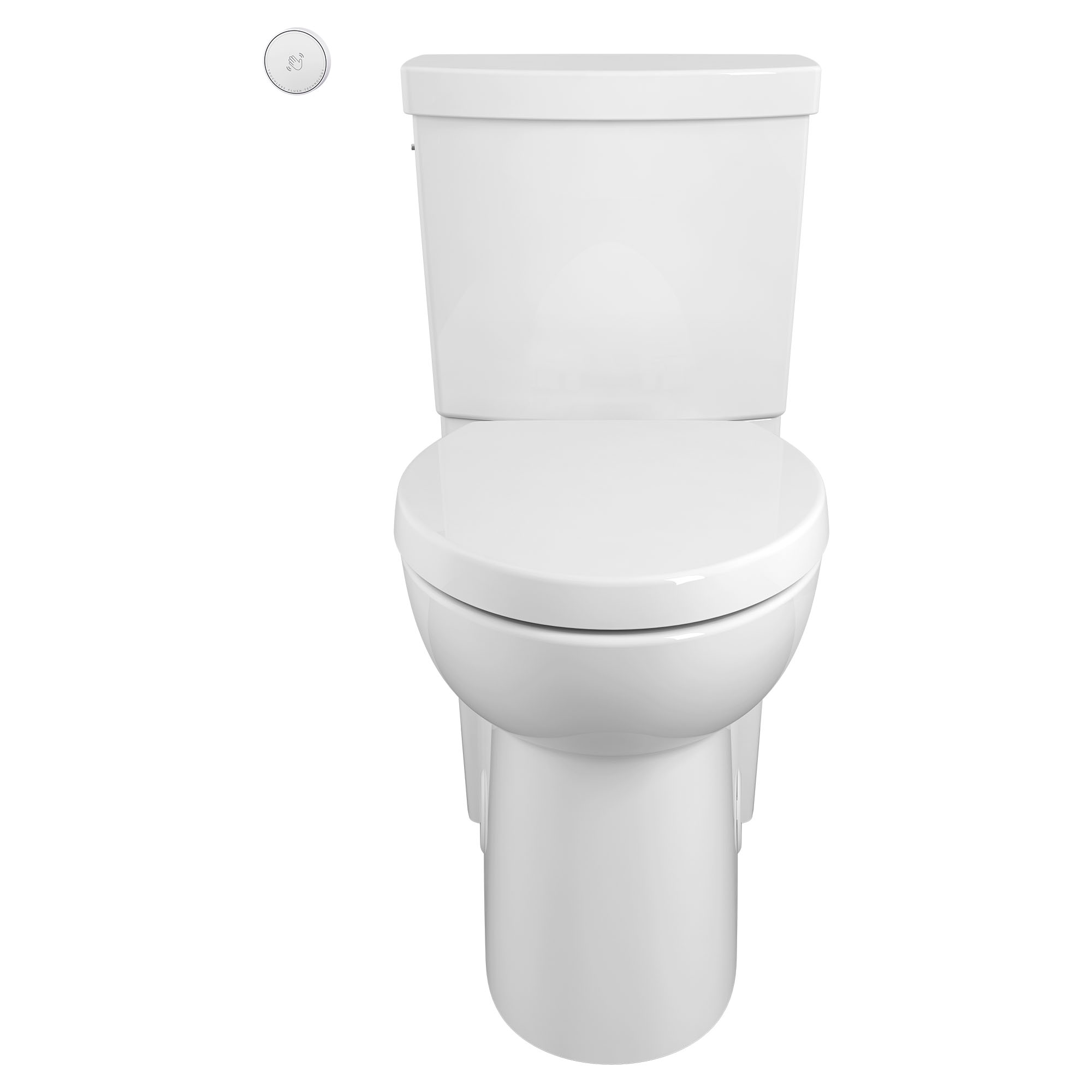 Studio Touchless Skirted Two-Piece 1.28 gpf/4.8 Lpf Chair Height Elongated Toilet with Seat