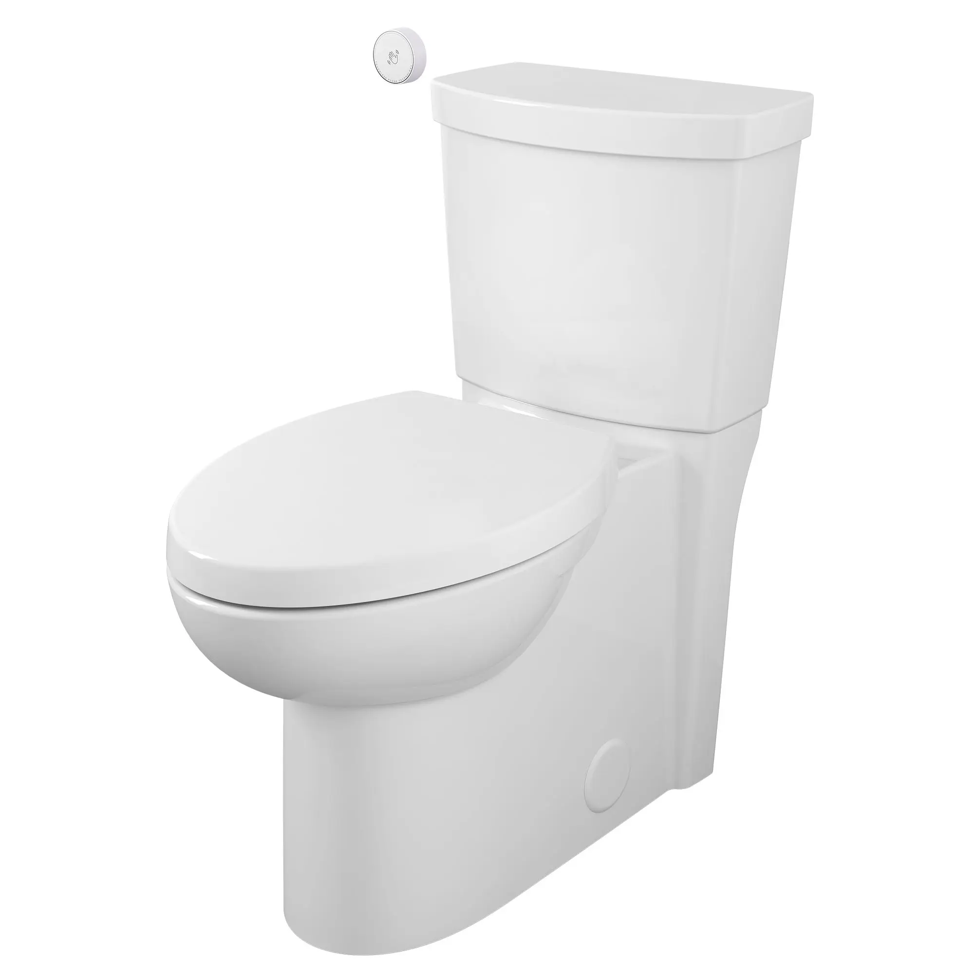 Toilette Studio® à activation sans contact à jupe, 2 pièces, 1,28 gpc/4,8 lpc, à cuvette allongée à hauteur de chaise avec siège