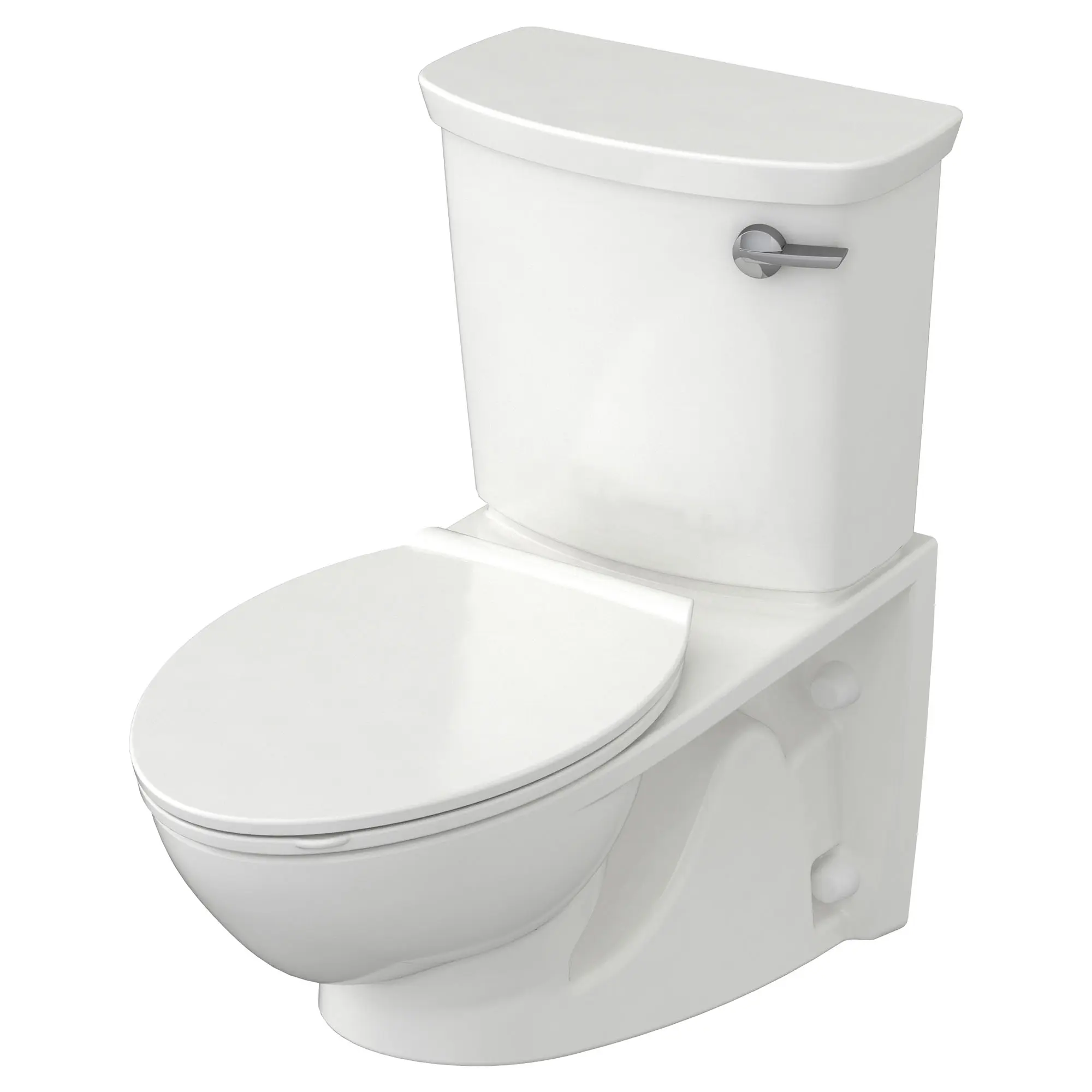 Glenwall® VorMax® Two-Piece 1.28 gpf/4.8 Lpf Right-Hand Trip Lever Back Outlet Elongated Wall-Hung EverClean® Toilet