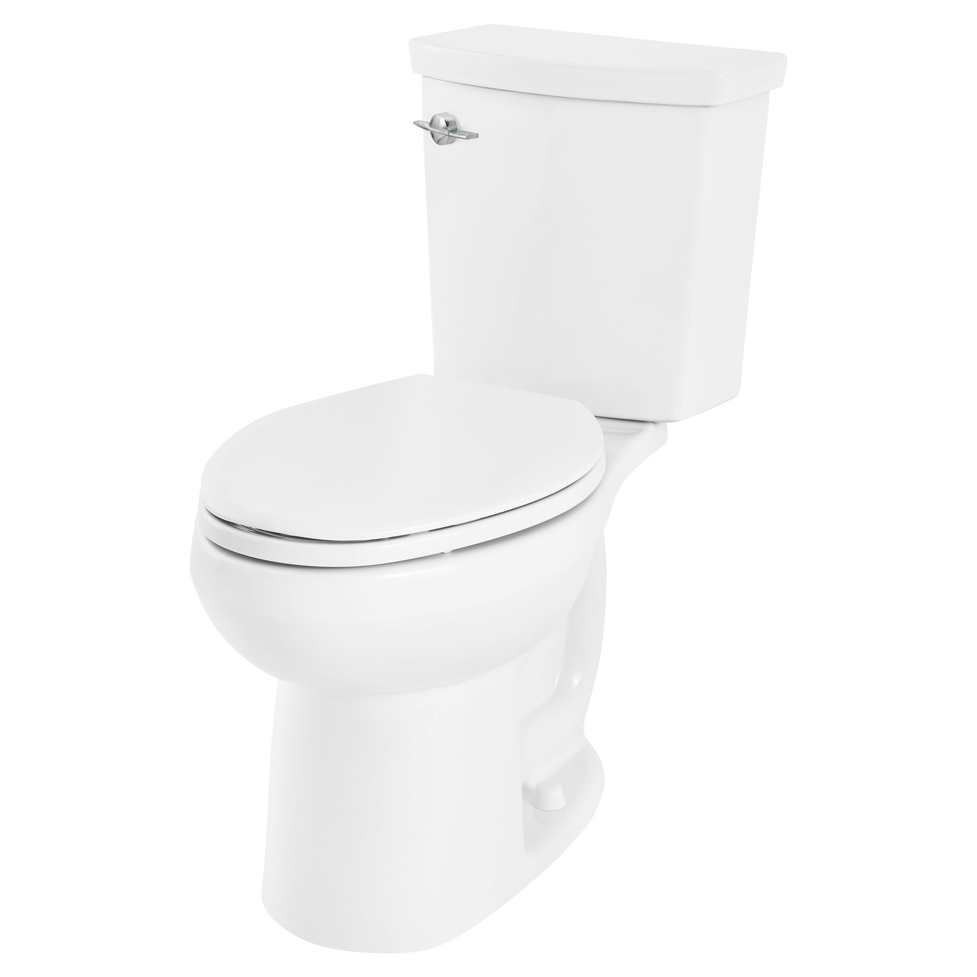 H2Option™ ADA Two-Piece Dual Flush 1.28 gpf/4.8 Lpf and 0.92 gpf/3.5 Lpf Chair Height Elongated Toilet Less Seat