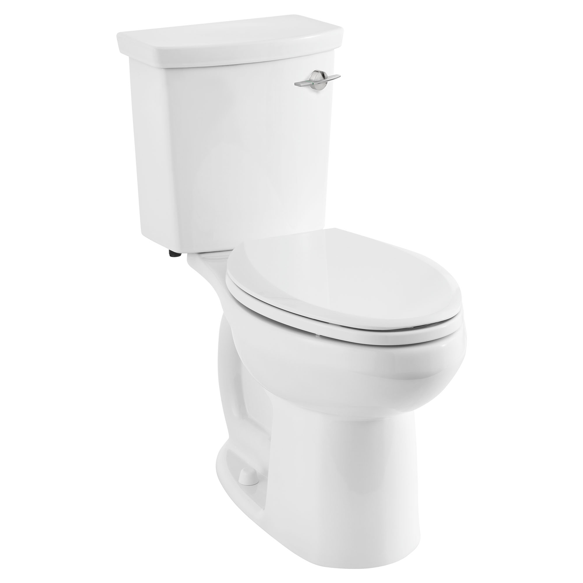 H2Option™ ADA Two-Piece Dual Flush 1.28 gpf/4.8 Lpf and 0.92 gpf/3.5 Lpf Chair Height Right-Hand Trip Lever Elongated Toilet Less Seat