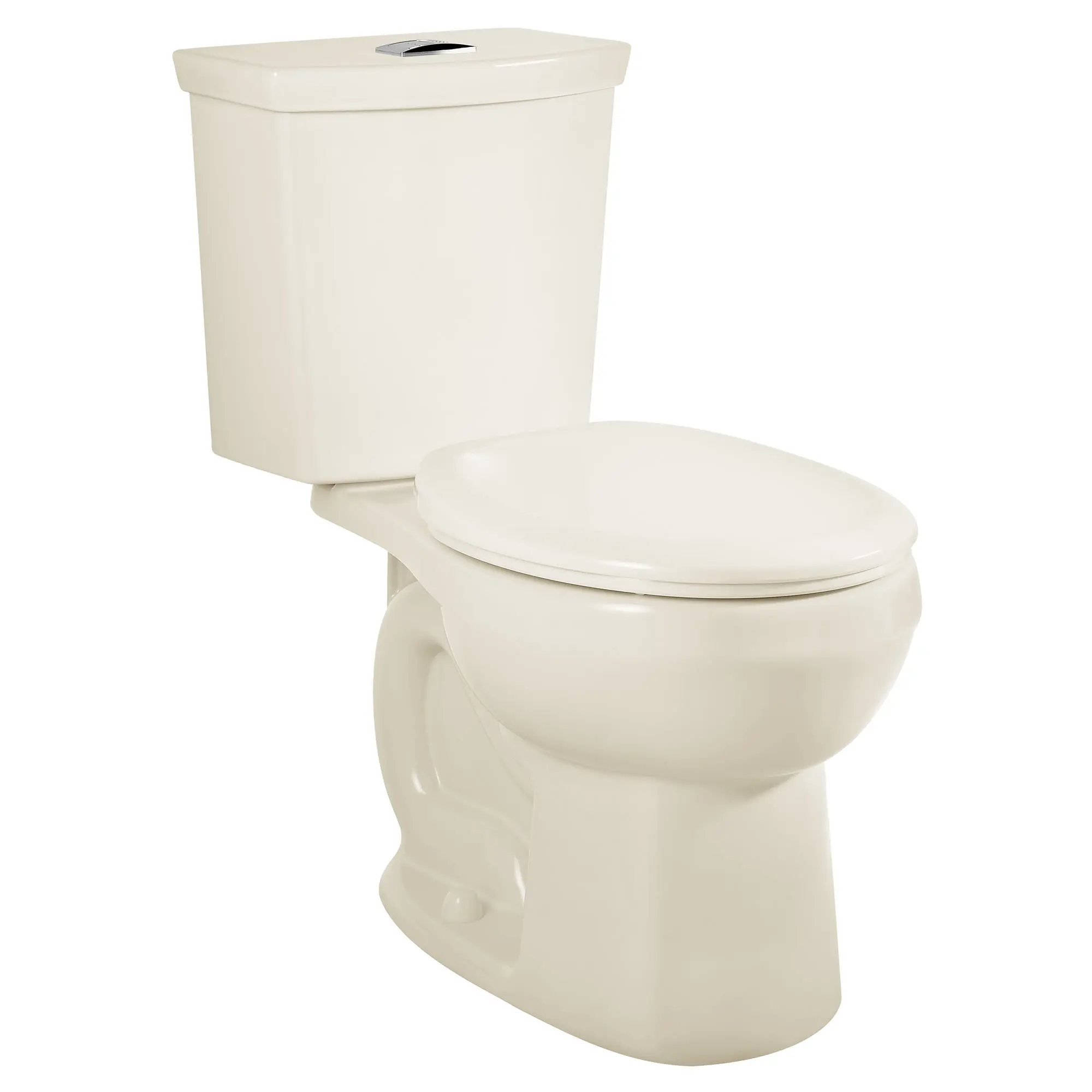 Toilette H2Option®, 2 pièces, chasse double 1,28 gpc/4,8 lpc et 0,92 gpc/3,5 lpc, à cuvette au devant rond à hauteur régulière, sans siège