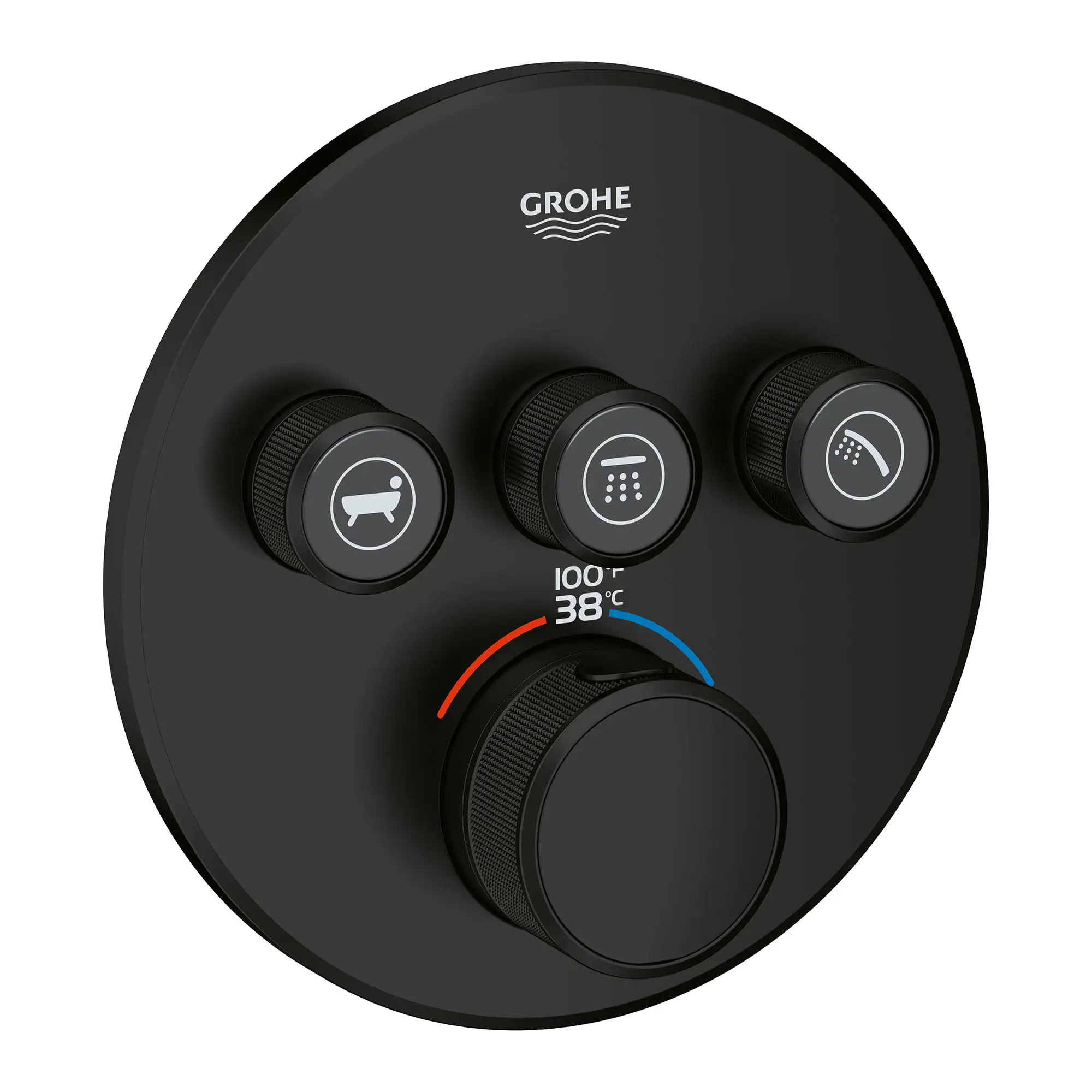 GrohTherm SmartControl Garniture de valve thermostatique à fonction triple