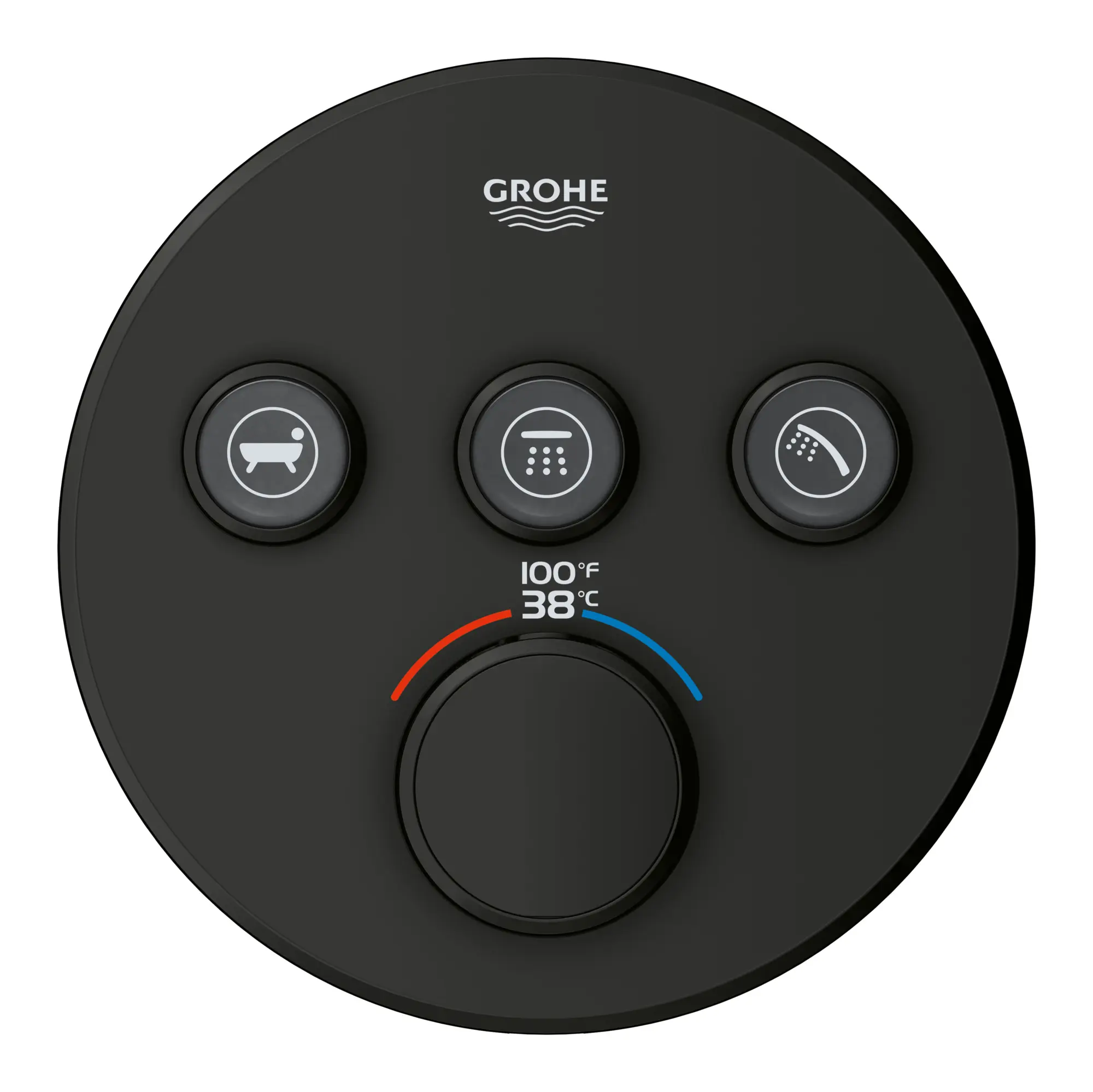 GrohTherm SmartControl Garniture de valve thermostatique à fonction triple