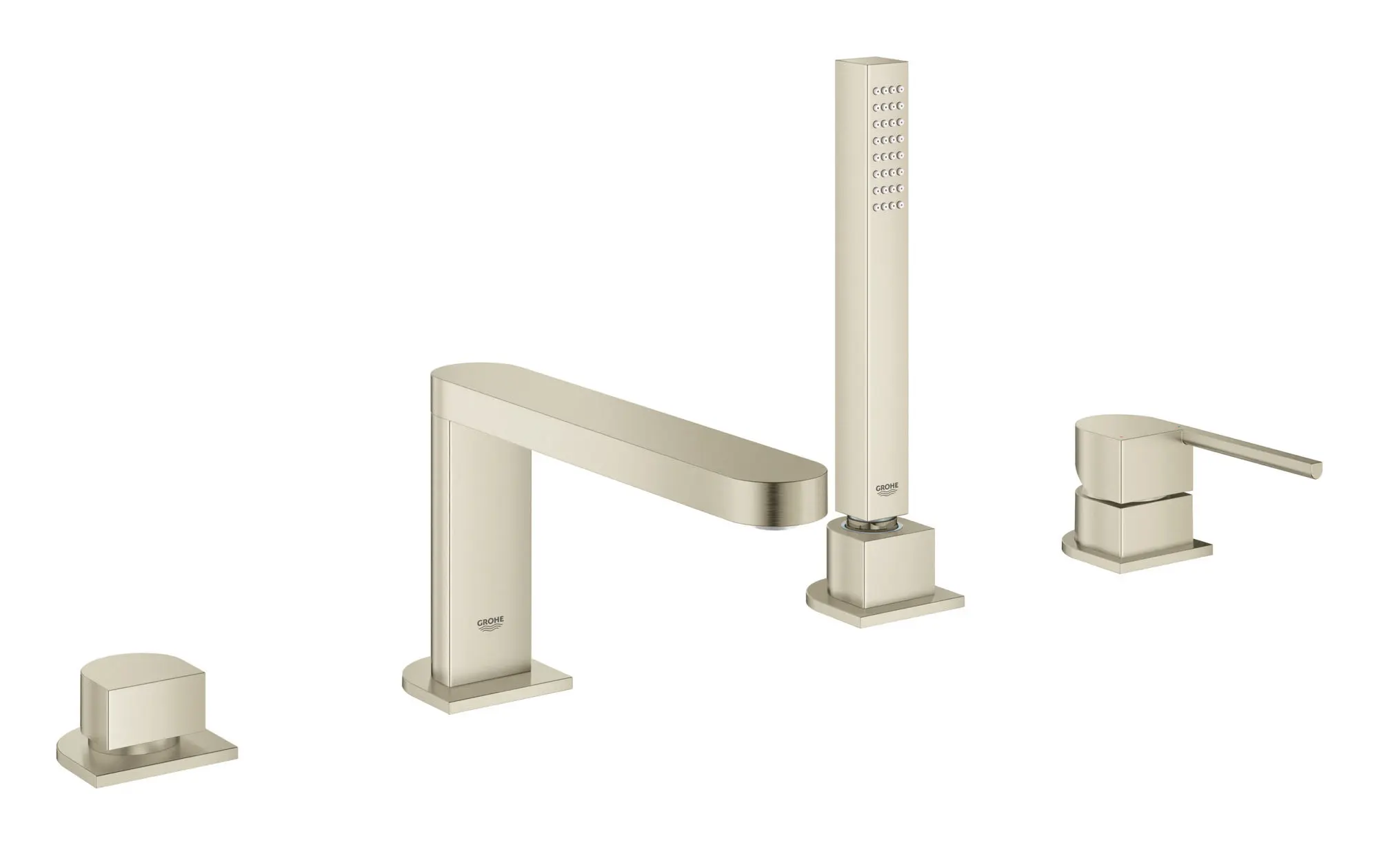 4-Hole Single-Handle Deck Mount Roman Tub Faucet with 6.6 L/min (1.75 gpm) Hand Shower