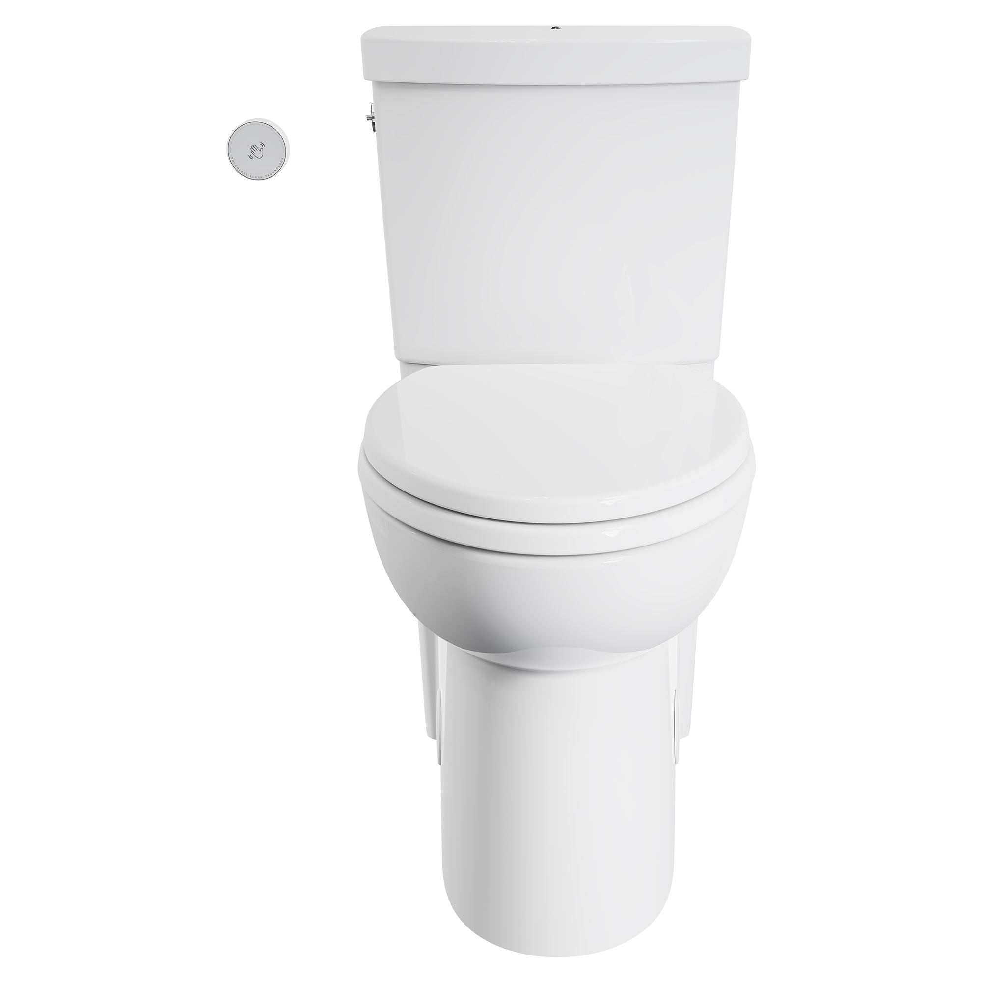 Cadet® Touchless Chair Height Elongated Skirted Toilet with Seat 