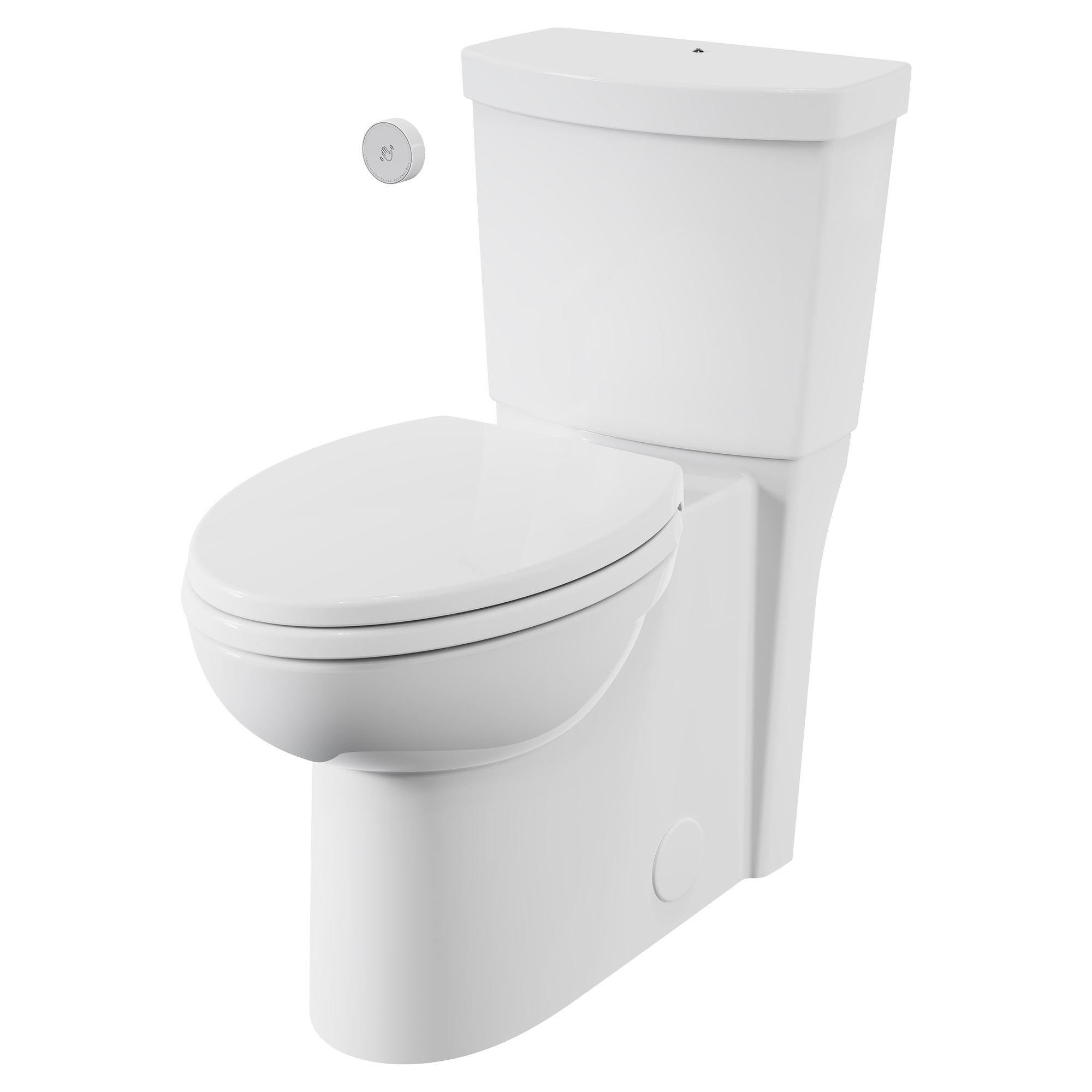 Cadet® Touchless Chair Height Elongated Skirted Toilet with Seat and ...