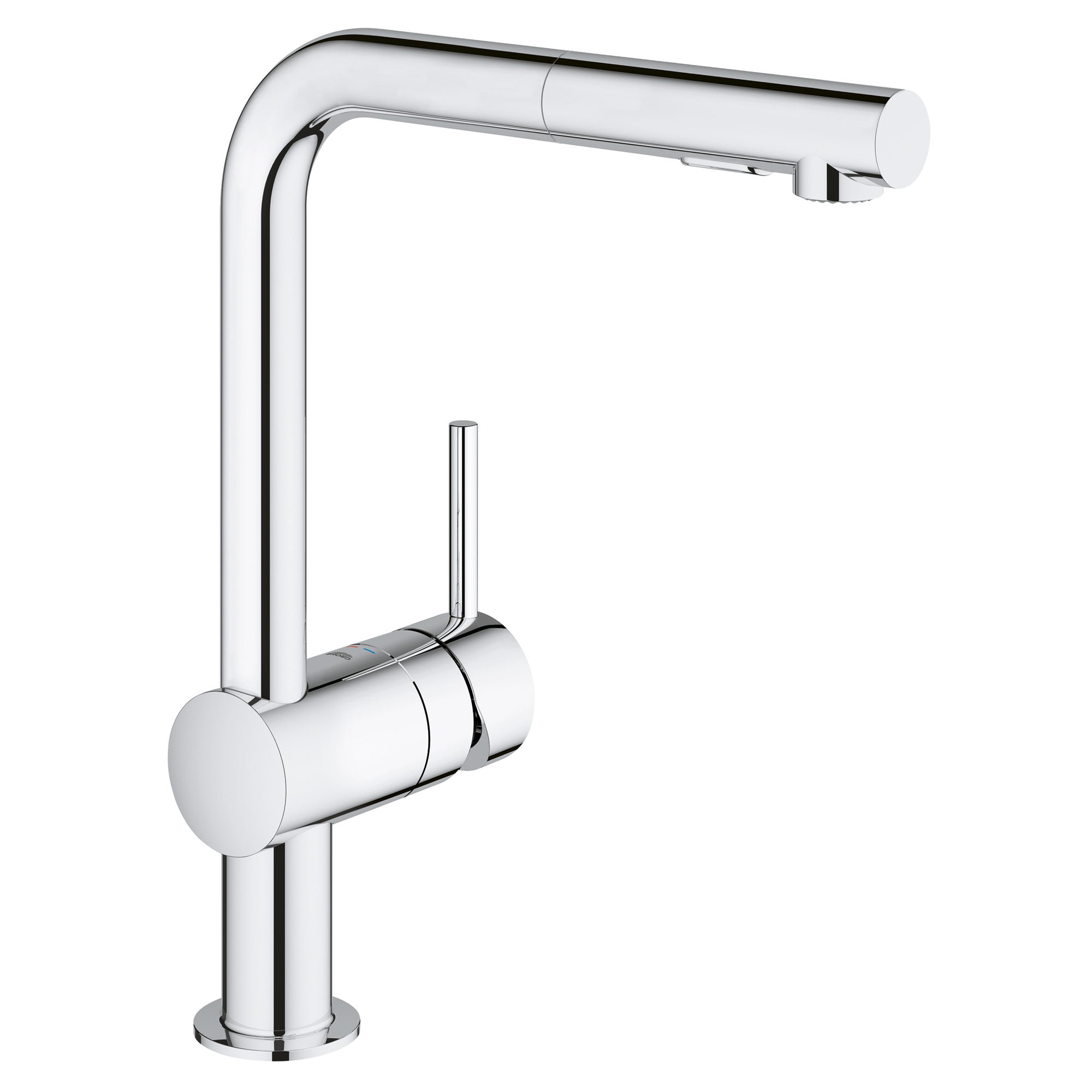 Single-Handle Pull-Out Kitchen Faucet Dual Spray 1.75 GPM (6.6 L/min)