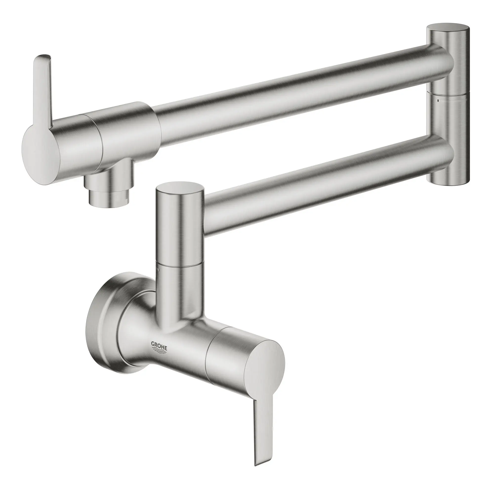 GROHE Zedra 2-Handle Wall Mount Pot Filler