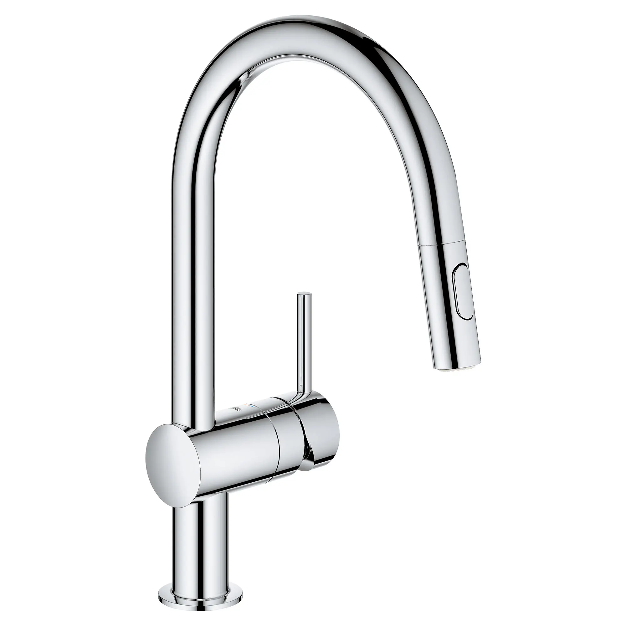 Robinet de cuisine rétractable à poignée simple et double jet 6,6 L/min (1,75 gpm)