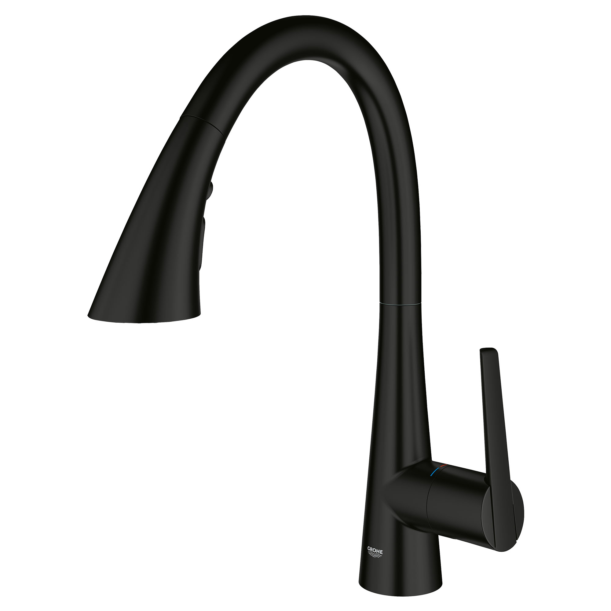 GROHE Zedra Single-Handle Pull Down Kitchen Faucet Triple Spray 1.75 GPM (6.6 L/min)