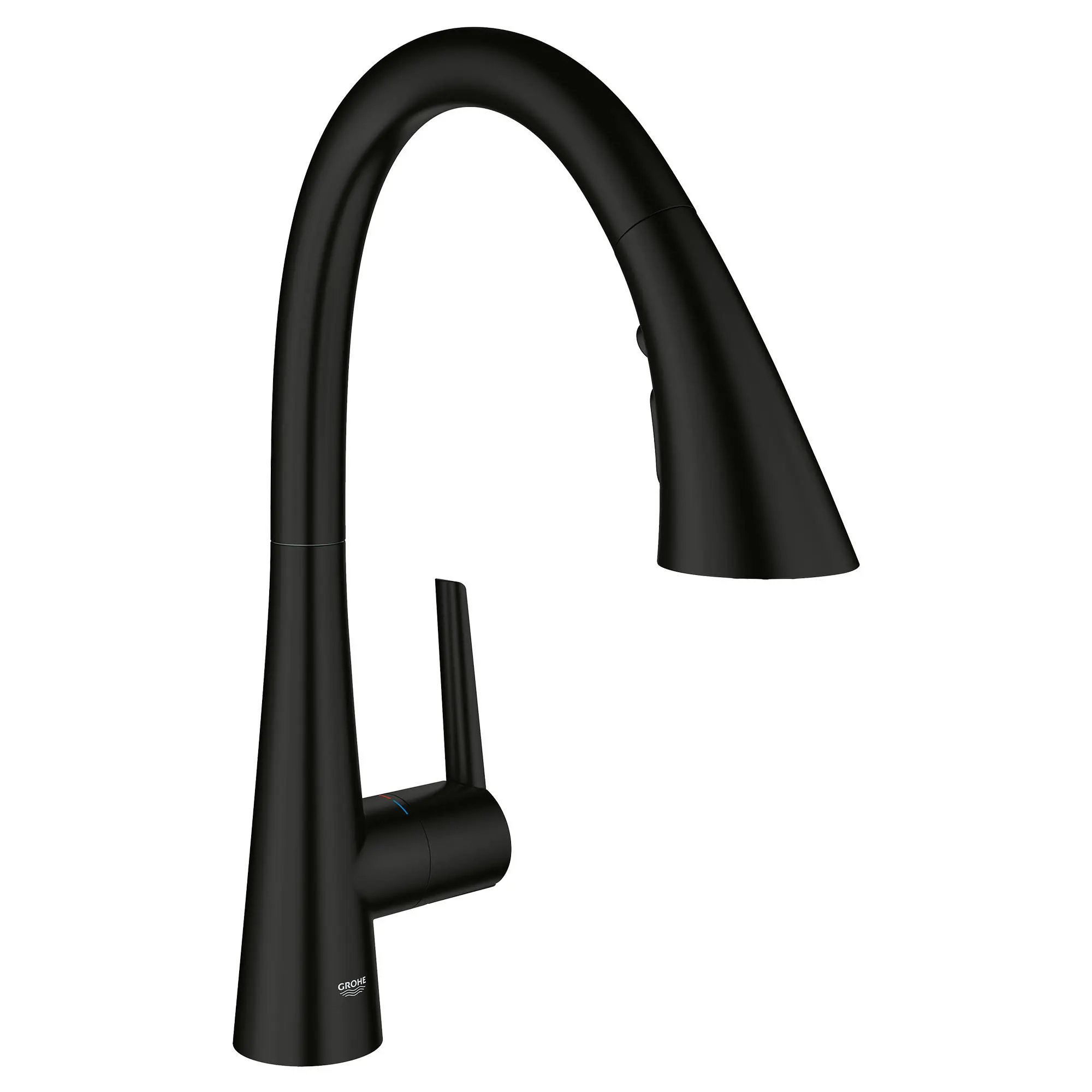 GROHE Zedra Single-Handle Pull Down Kitchen Faucet Triple Spray 1.75 GPM (6.6 L/min)