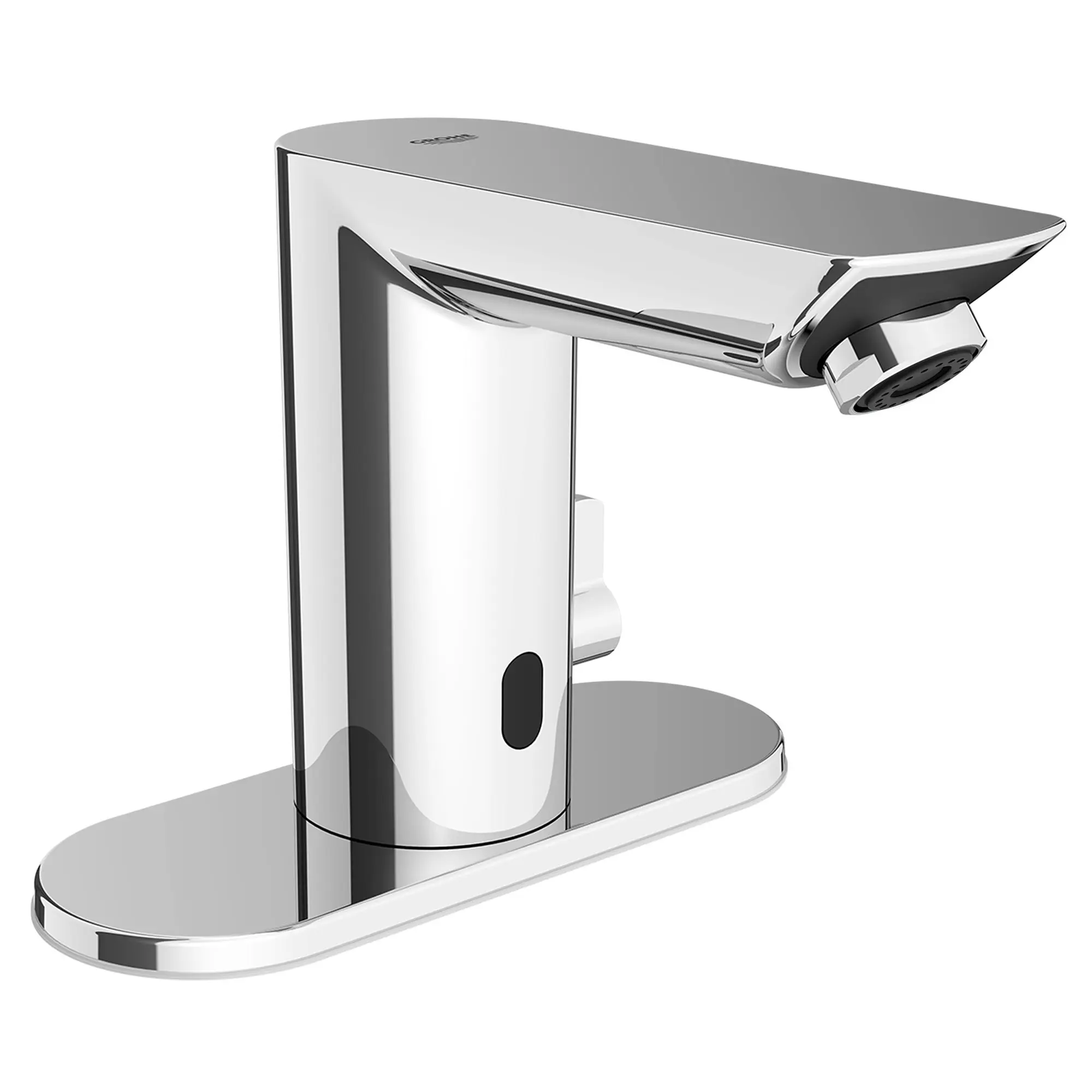 E Touchless Electronic Faucet with Temperature Control Lever, Battery-Powered