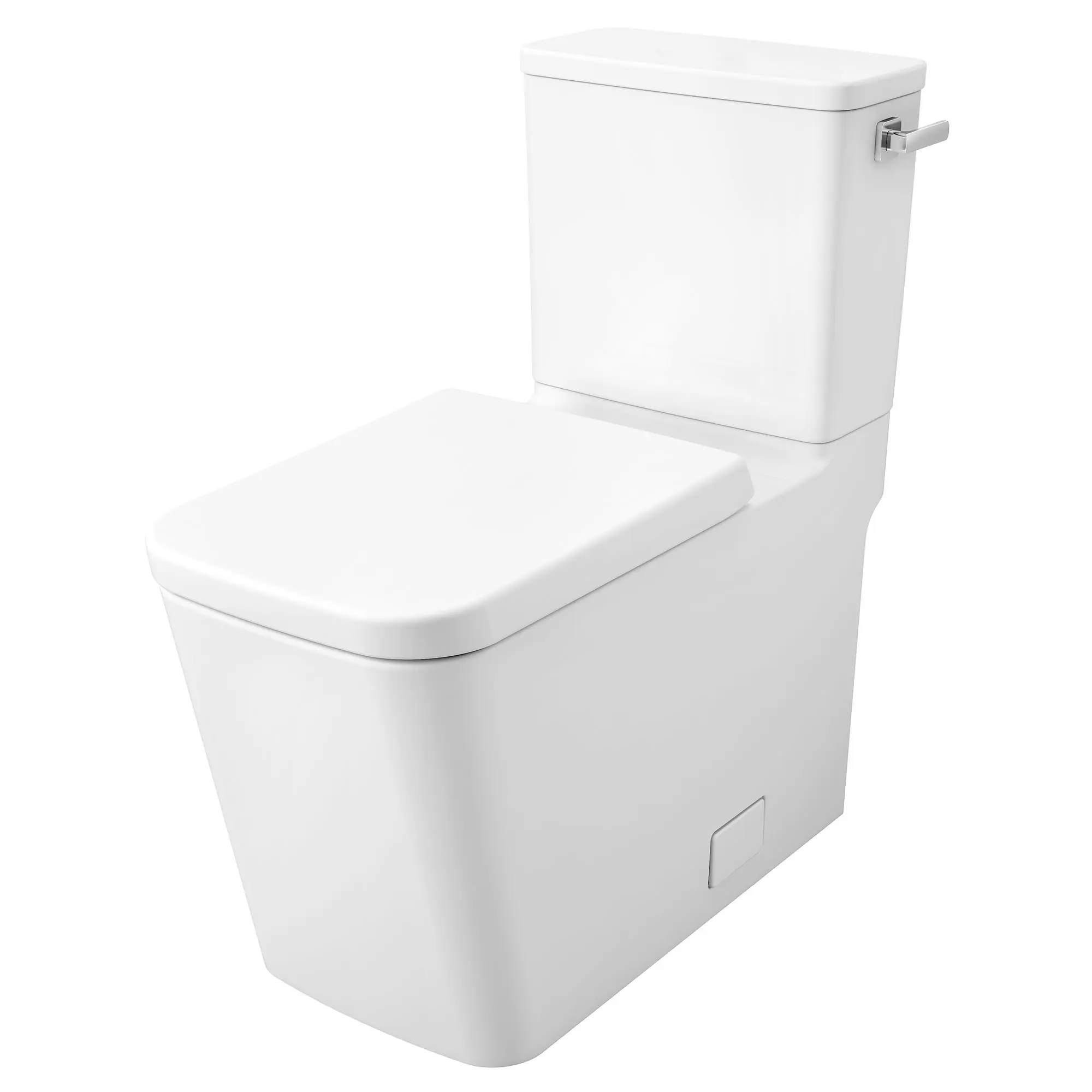 Two-piece Right Height Elongated Toilet with seat, Right-Hand Trip Lever