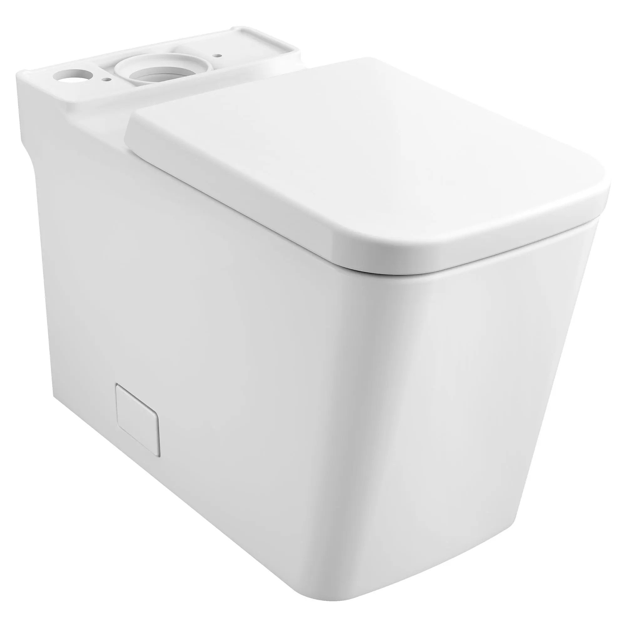 Eurocube Right Height Elongated Toilet Bowl with Seat Less Tank