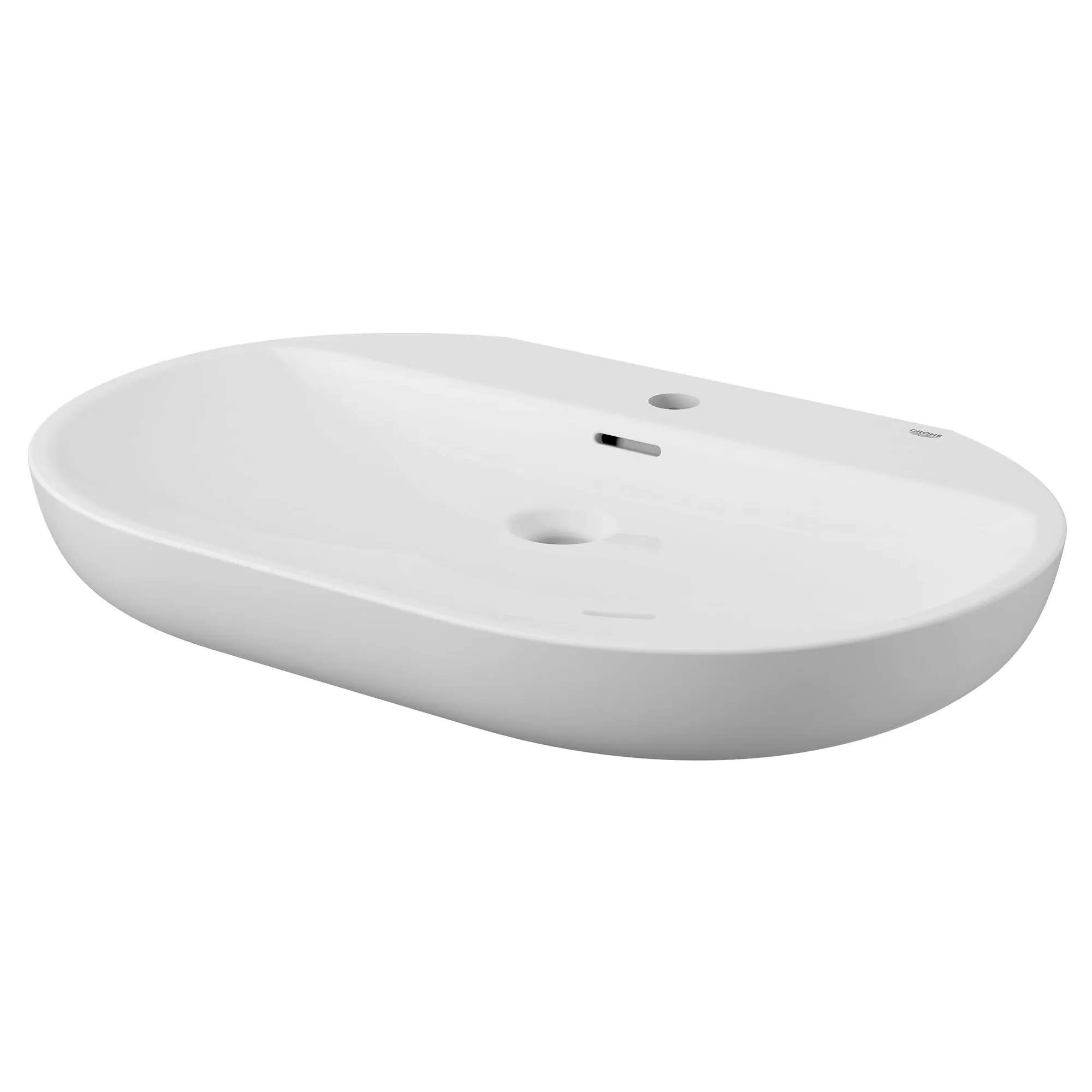 Wall Mount 27" Bathroom Sink, 1-hole