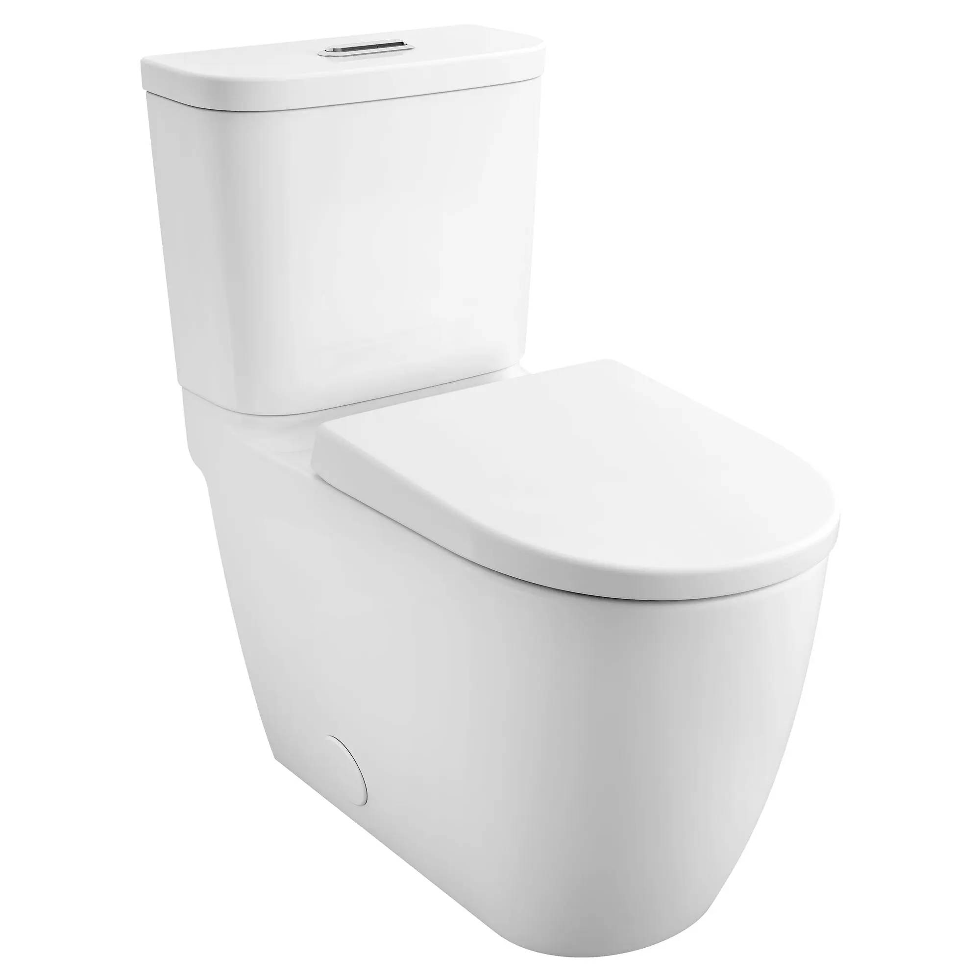 Two-piece Dual Flush Right Height Elongated Toilet with seat